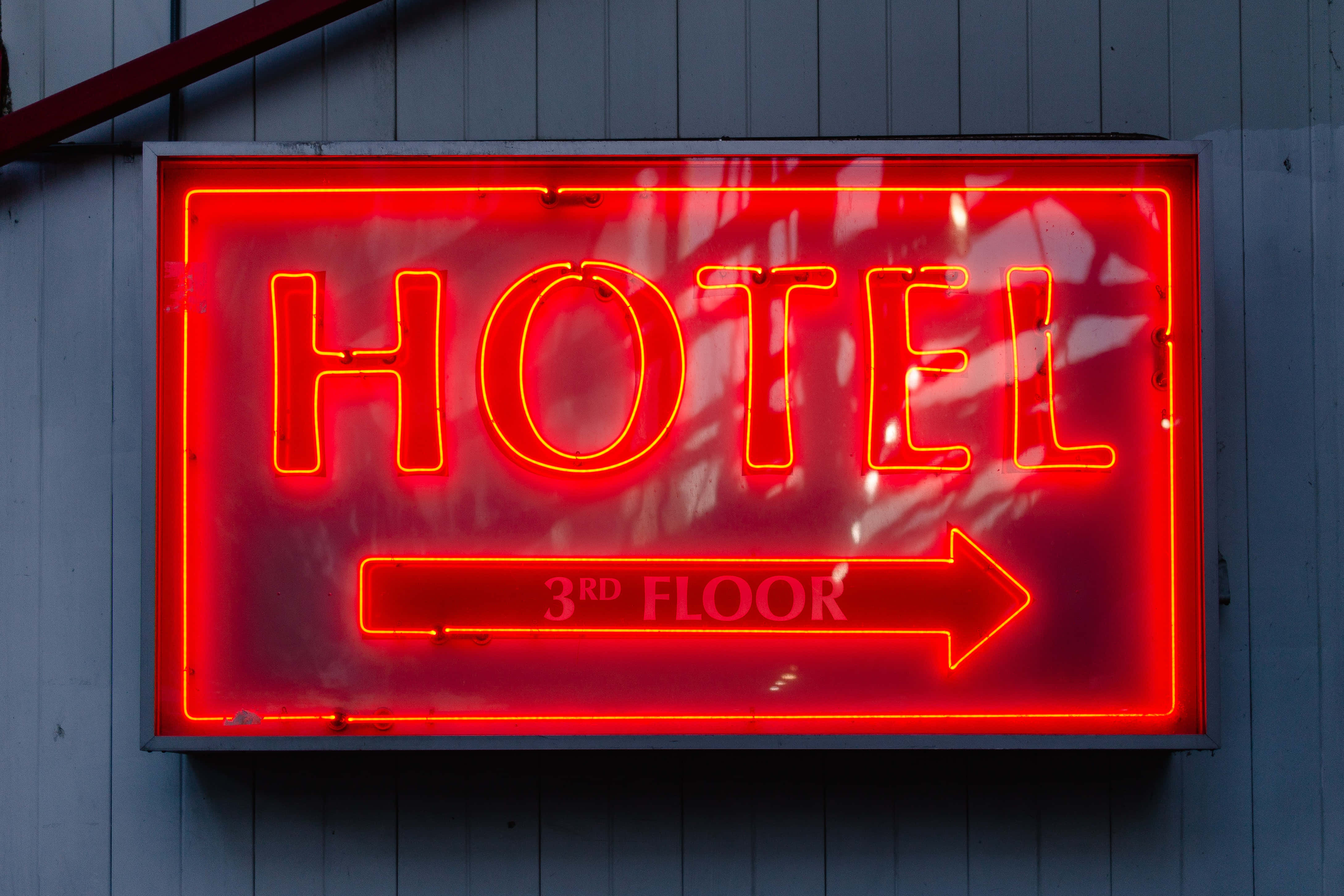 Nền Đỏ Neon Rực Rỡ Hình nền