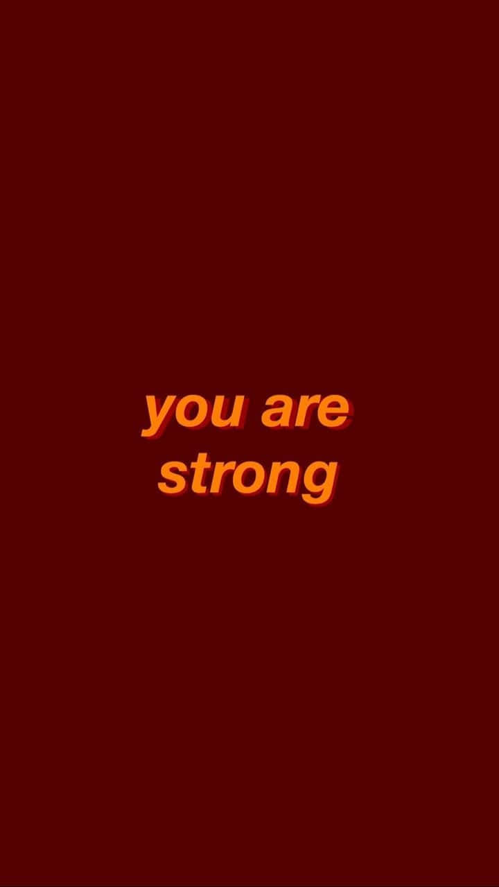 Nền Đỏ Tumblr Bạn Mạnh Mẽ Hình nền