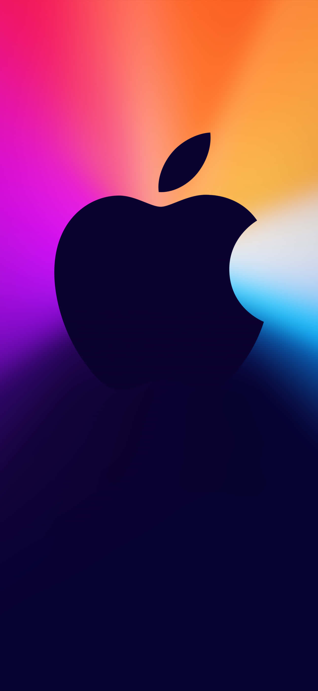 Nền Pixel 3 Logo Apple Xanh Đậm Hình nền