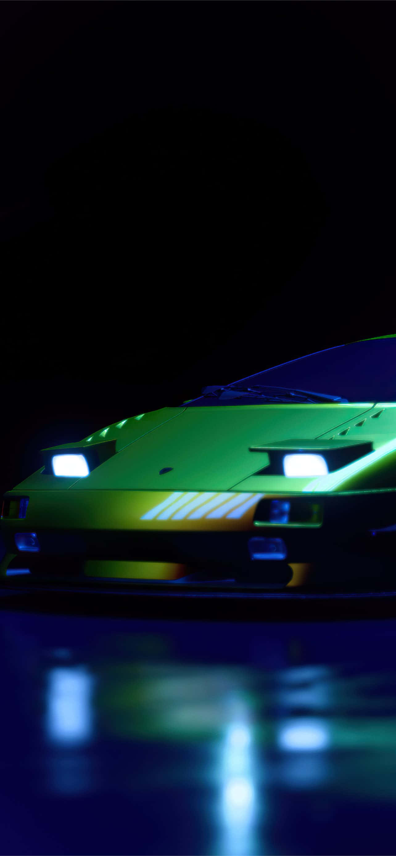 Nền Pixel 3 Need For Speed Lamborghini vàng đậm Hình nền