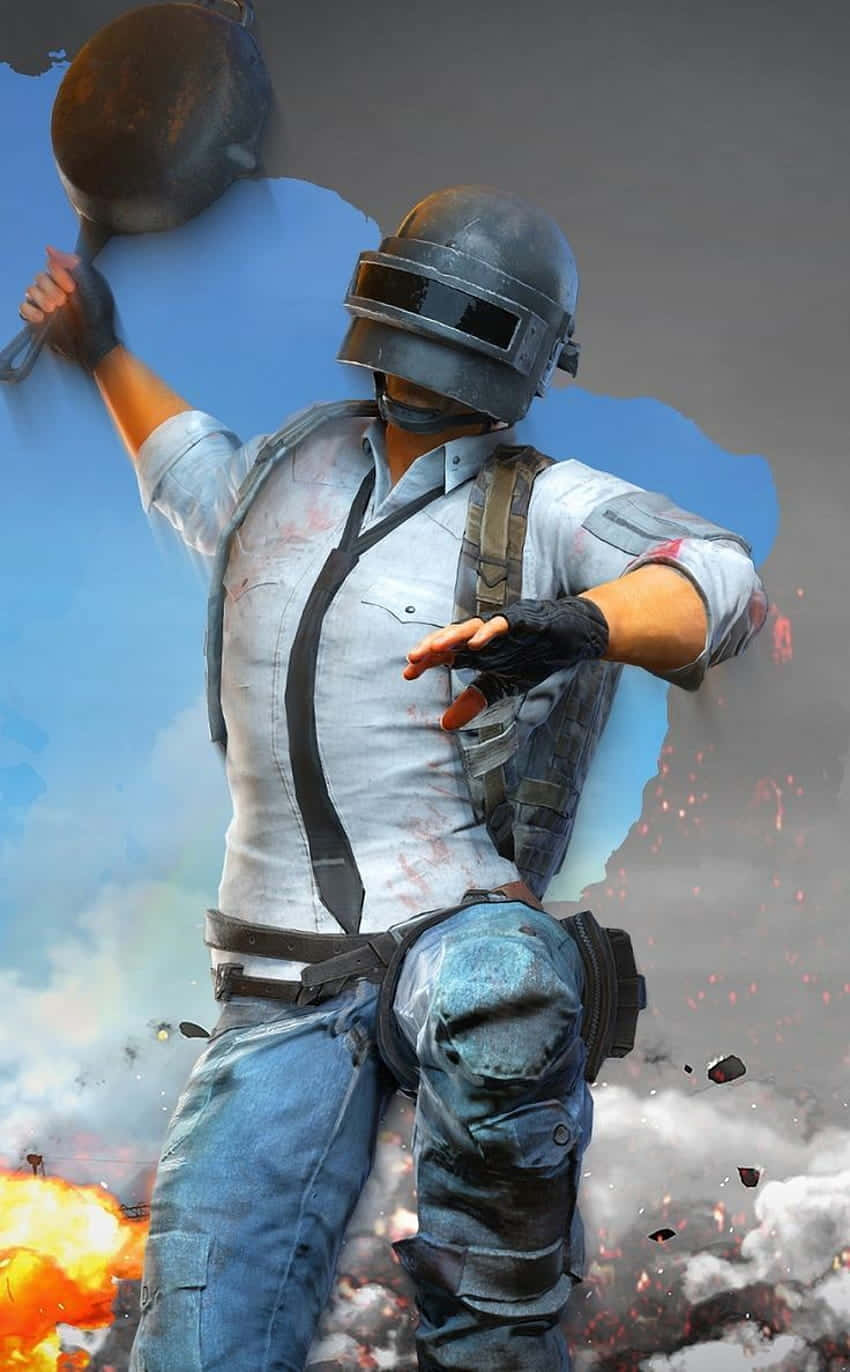 Nền Pixel 3 Playerunknown's Battlegrounds Anh Chàng Mũ Hàn Cầm Chảo Hình nền