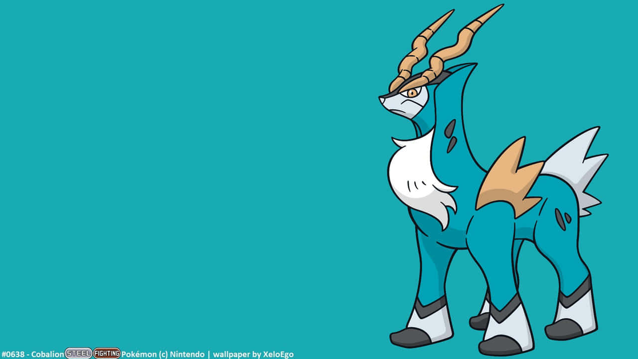Nền Teal Cobalion Hình nền