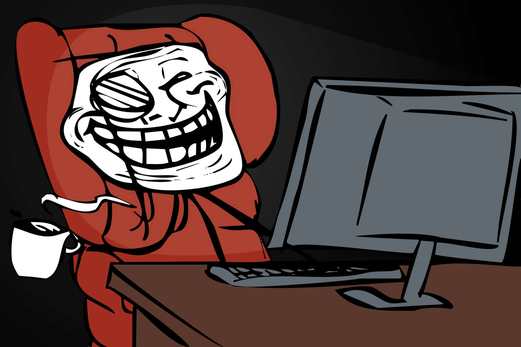Nền Troll Face Hài Hước Hình nền