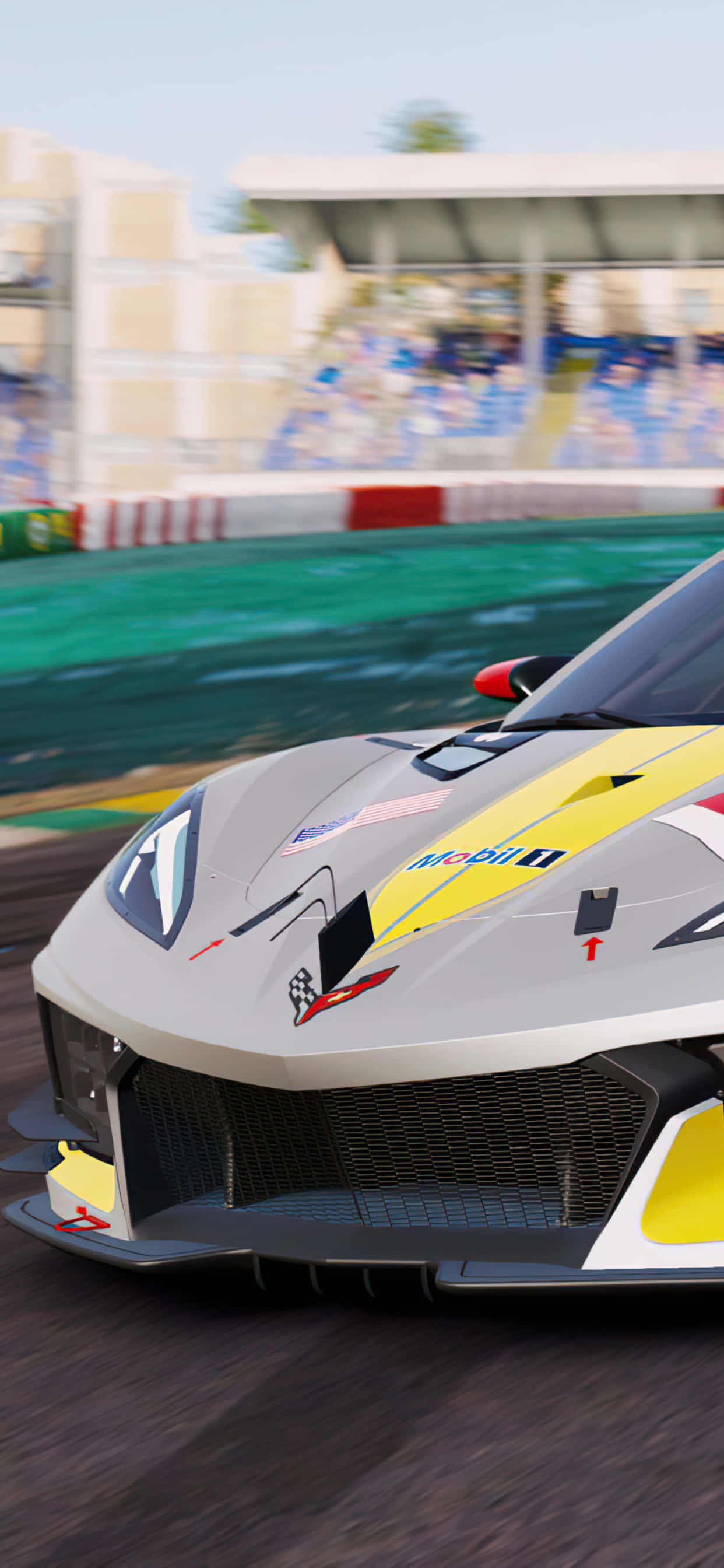 Nền Xám Lamborghini V12 Project Cars 2 cho iPhone XS Max Hình nền