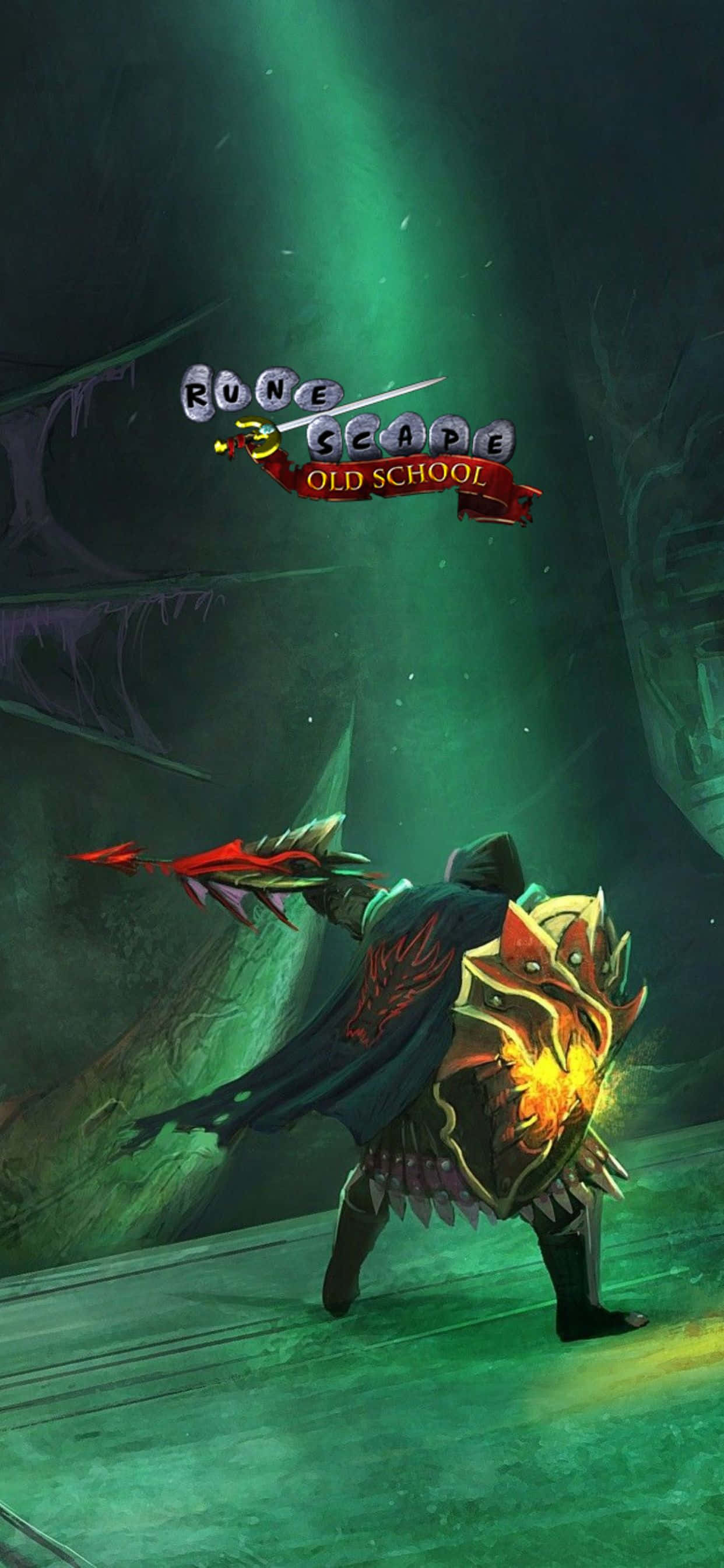 Hình nền Màn hình chính Xanh iPhone Xs Max Runescape Oldschool Hình nền
