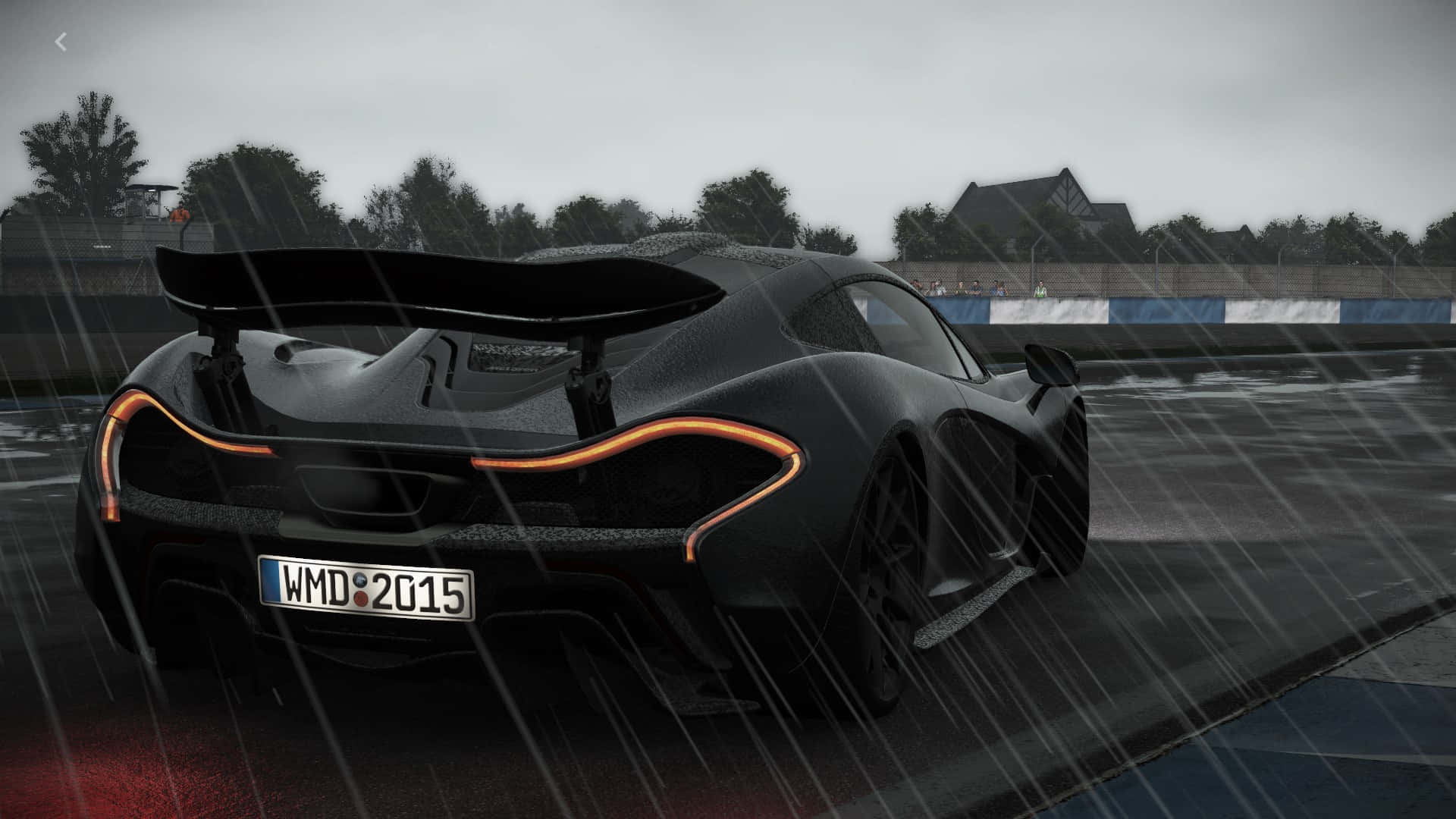 Nền Xe McLaren P1 Trong Mưa Project Cars HD Hình nền