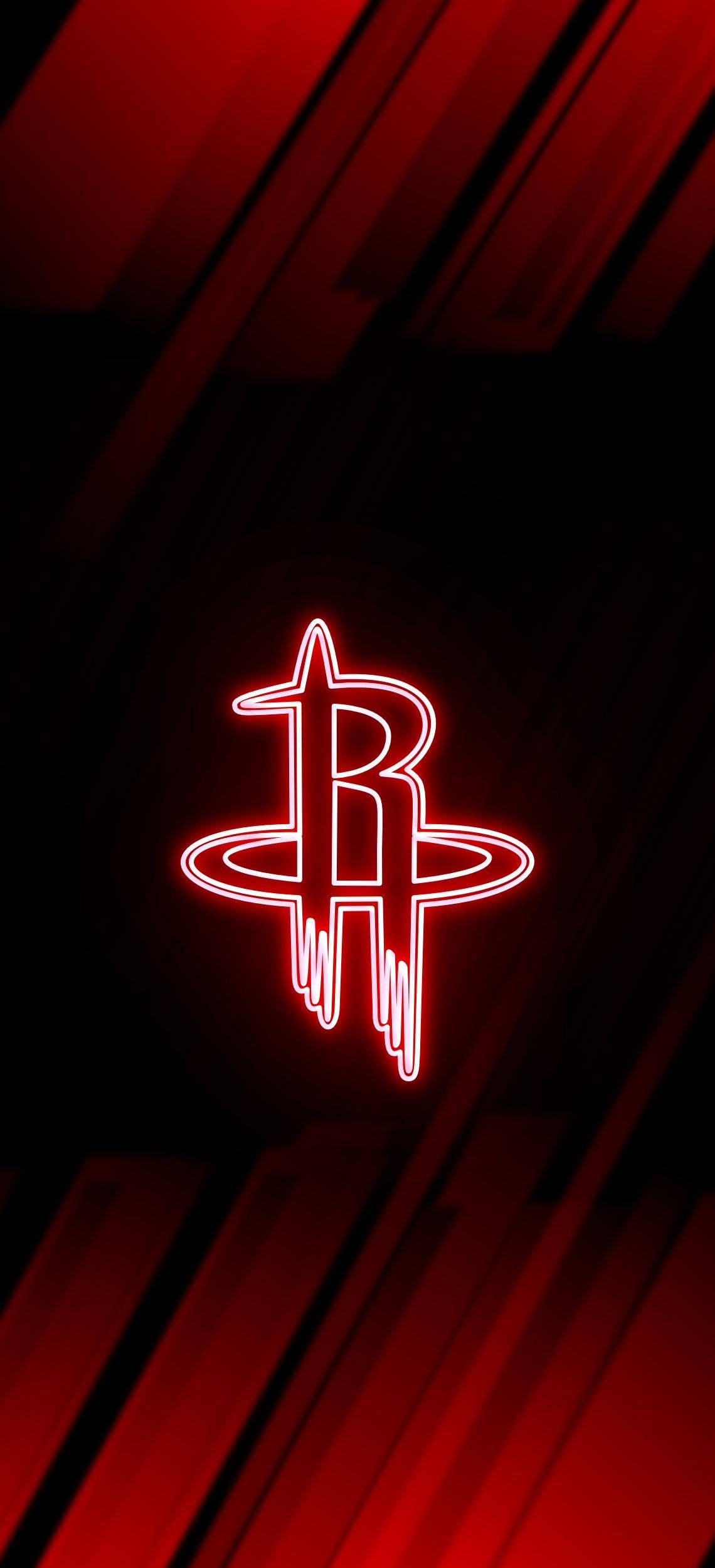 Neon Red Houston Rockets Hình nền