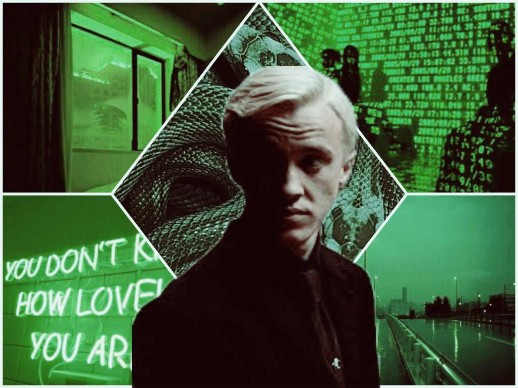 Neon Xanh Draco Malfoy Phong Cách Hình nền