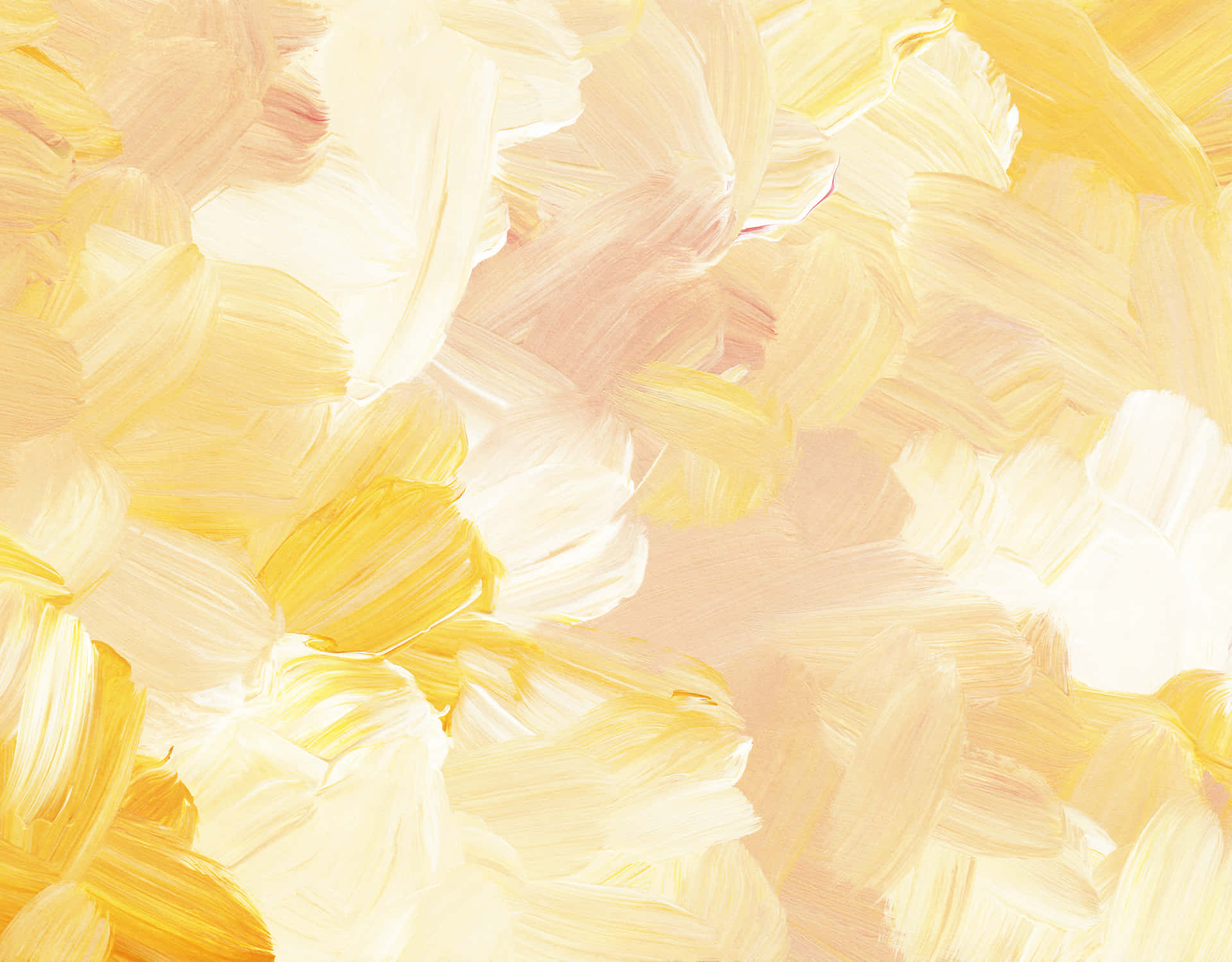 Nét cọ màu vàng pastel dễ thương