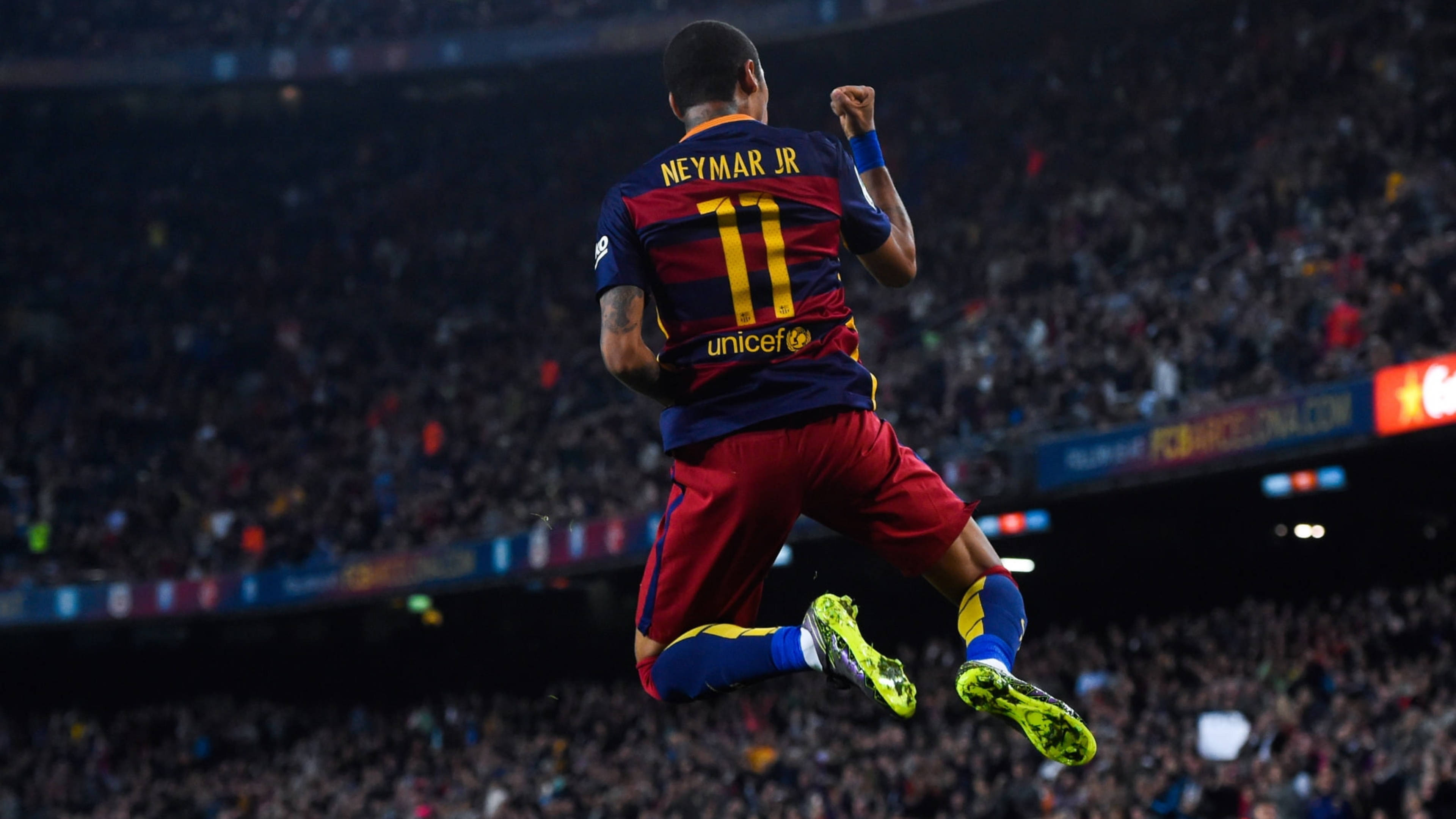 Neymar 4K Nhảy Mừng Chiến Thắng Hình nền