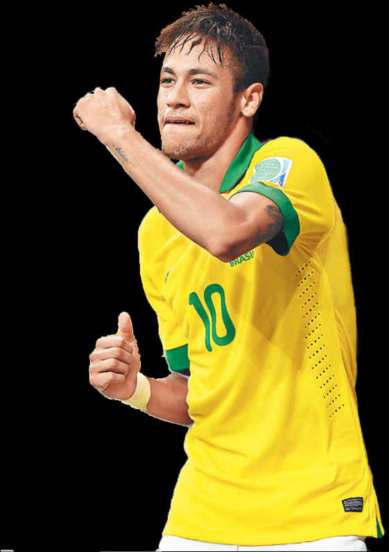 Neymar Ăn Mừng Chiến Thắng Áo Đội Brazil Hình nền