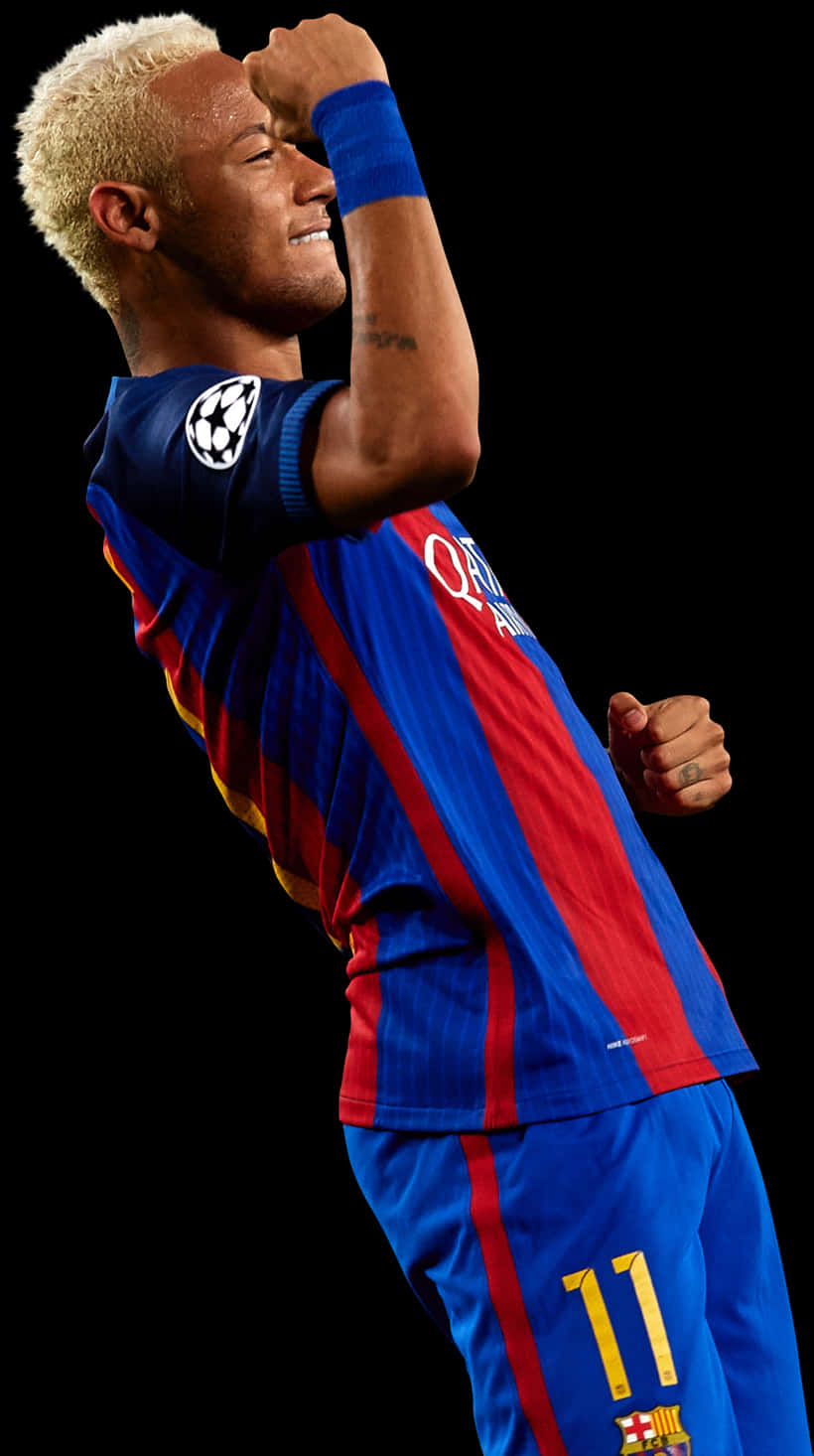 Neymar Ăn Mừng F C Barcelona Hình nền
