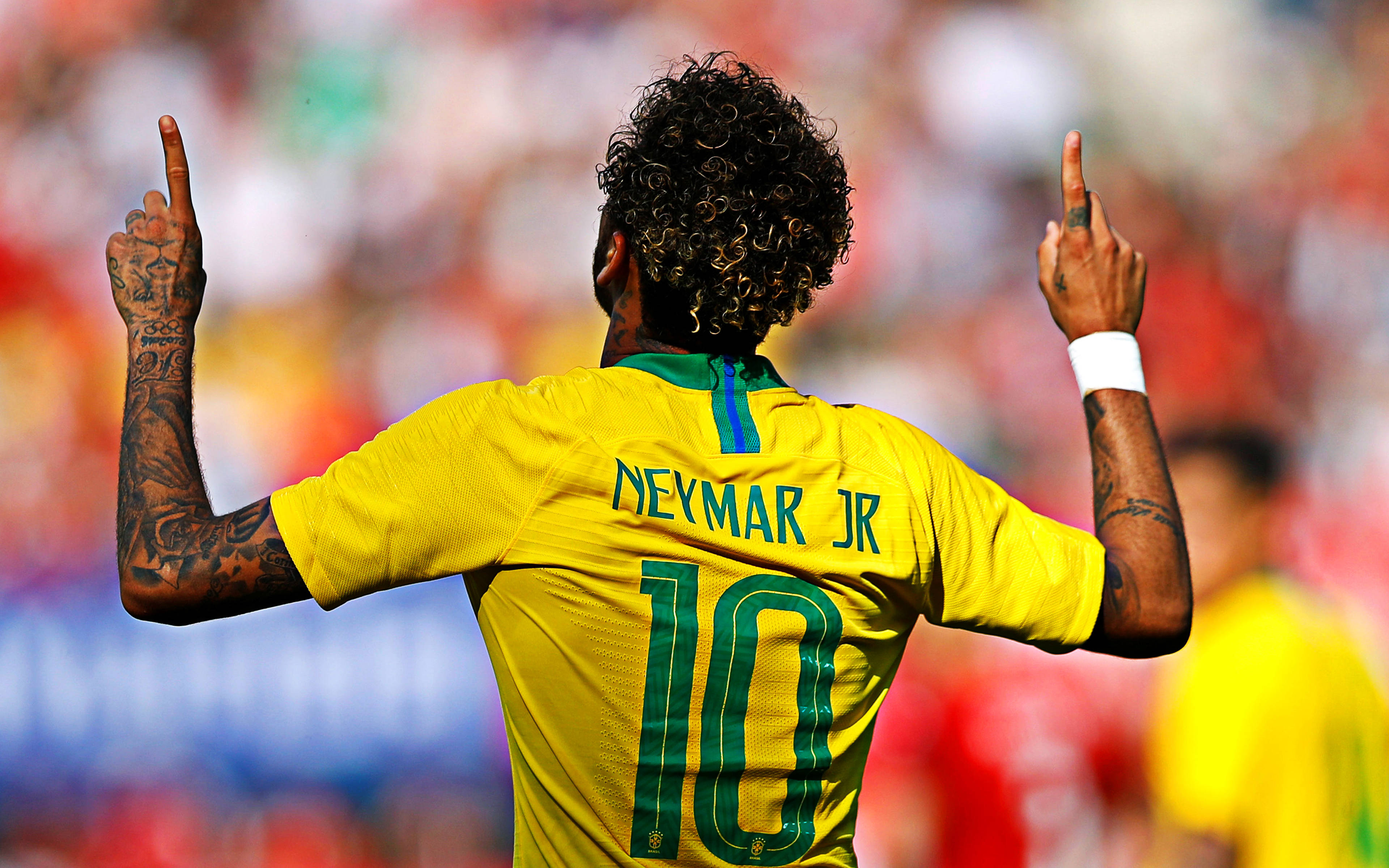 Neymar Jr Chỉ Tay Lên Trời Phong Cách — Bóng đá GIF Hình nền