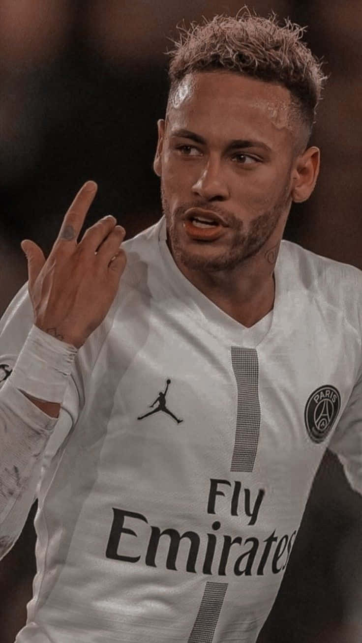 Neymar Jr. rê bóng. Hình nền