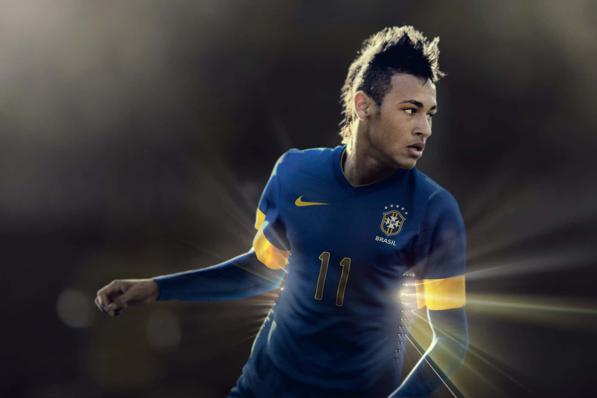 Neymar khoe kỹ năng bóng đá của mình Hình nền