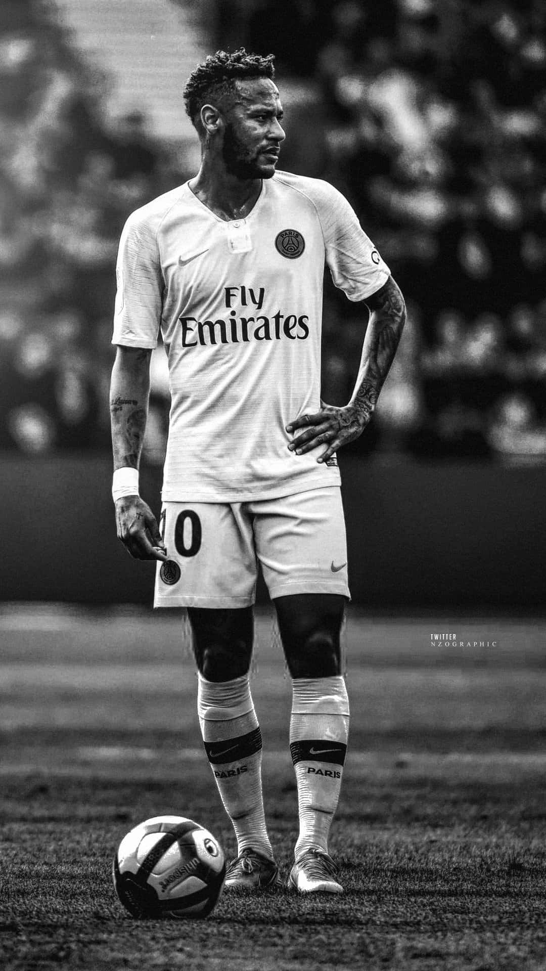 Neymar tay chống hông iPhone Hình nền