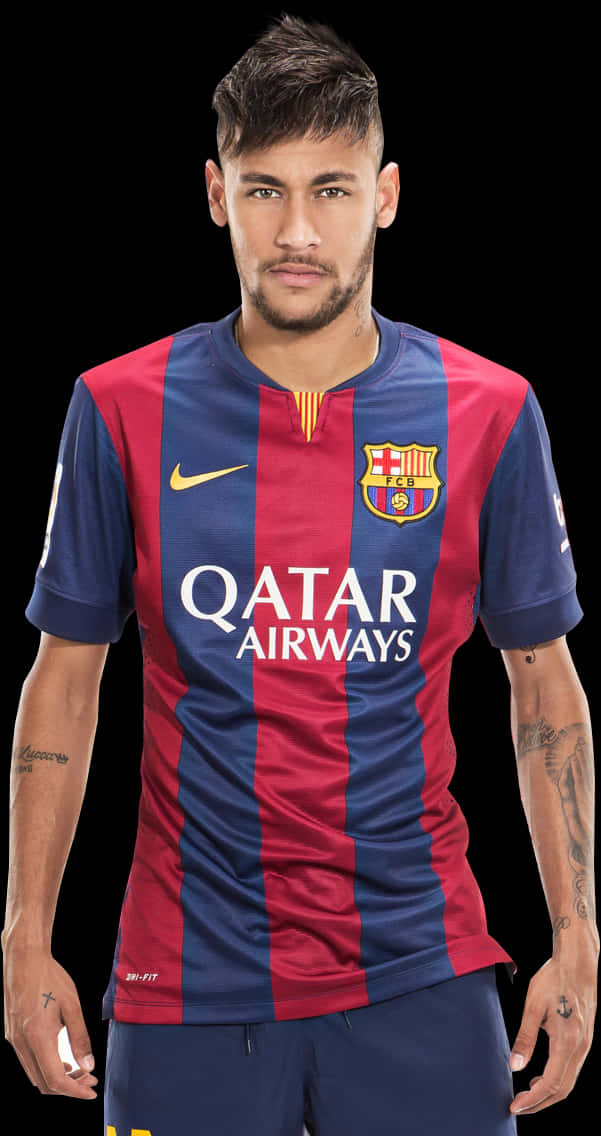 Neymar trong trang phục F C Barcelona Hình nền