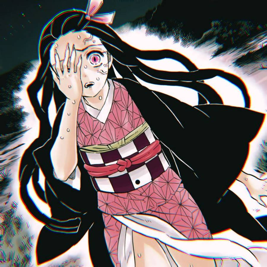 Nezuko Che Mắt Hình nền