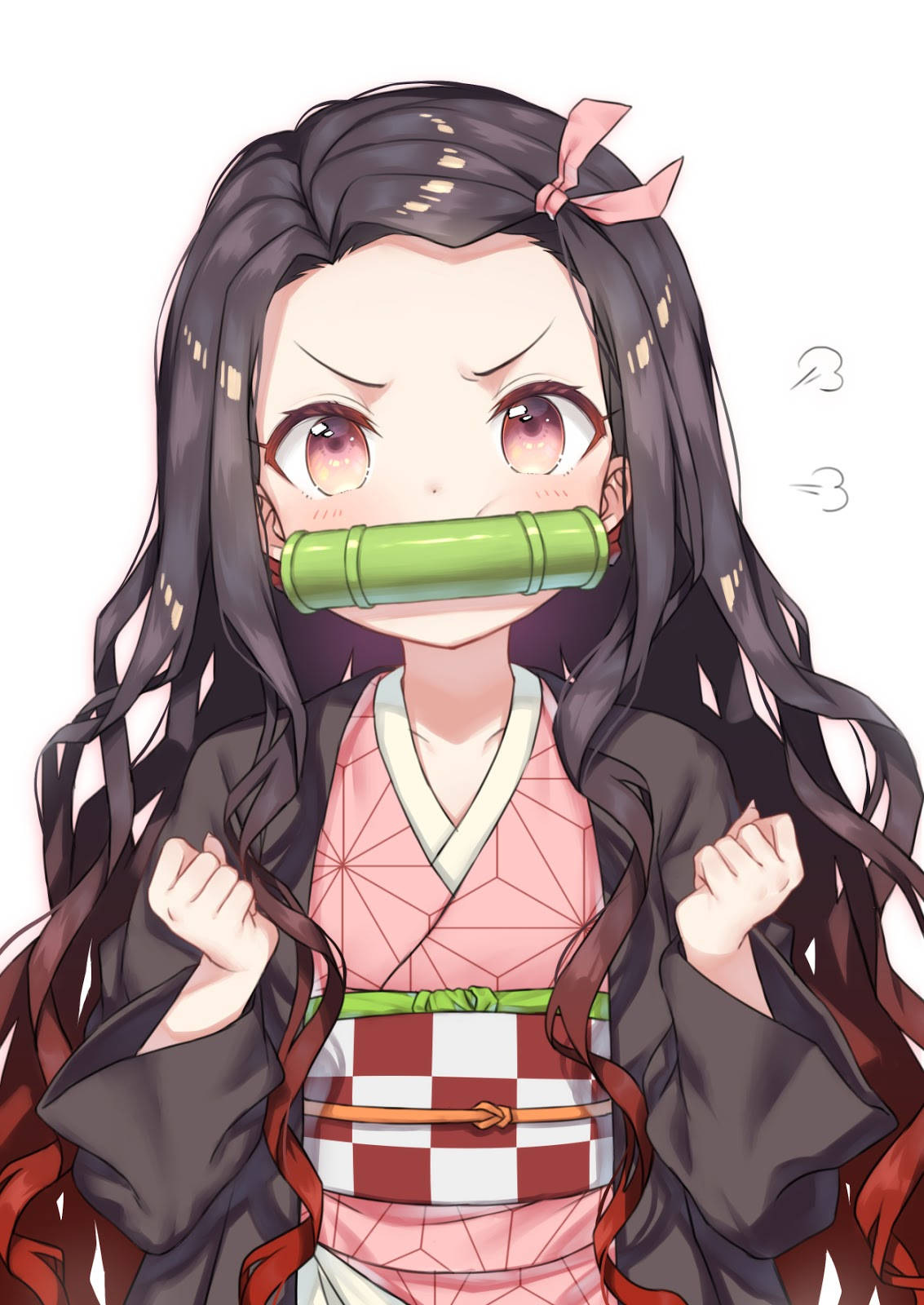 Nezuko Dễ Thương Demon Slayer iPhone Hình nền