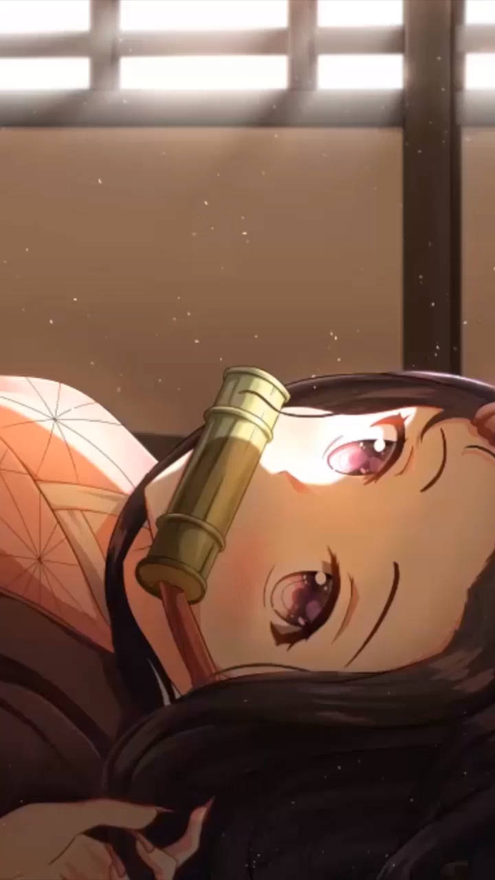 Nezuko Kamado Dễ Thương Làm Ảnh Đại Diện Anime Hình nền