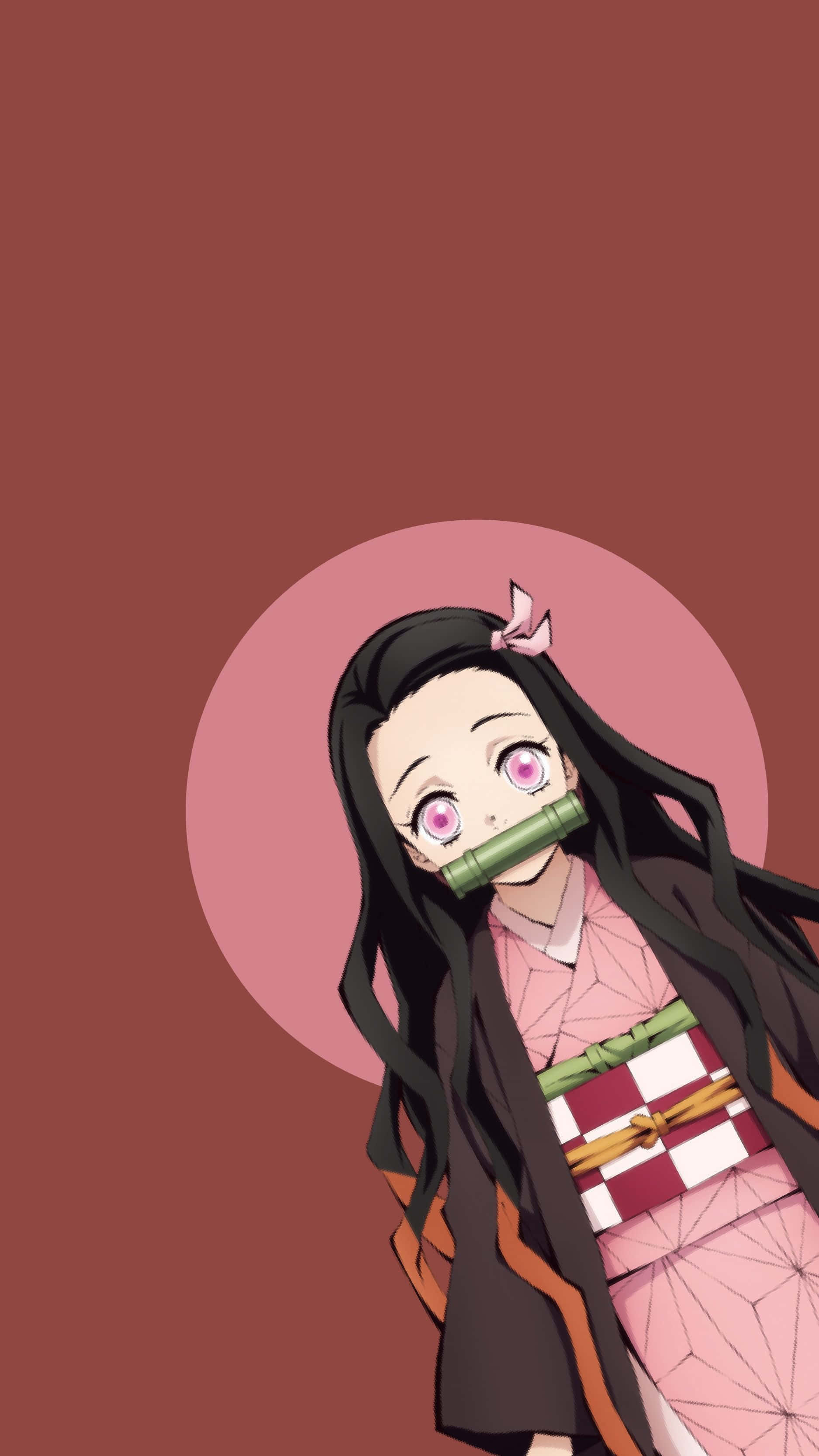 Nezuko Kamado Hồng Cá Tính Hình nền