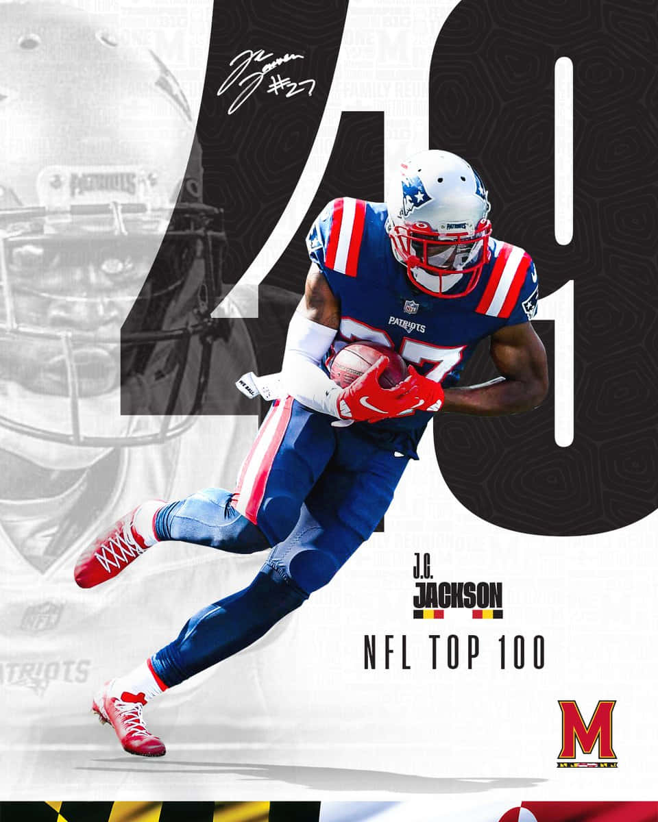 NFL Top 100 2021 Hạng 49 Cầu thủ phòng ngự JC Jackson Hình nền
