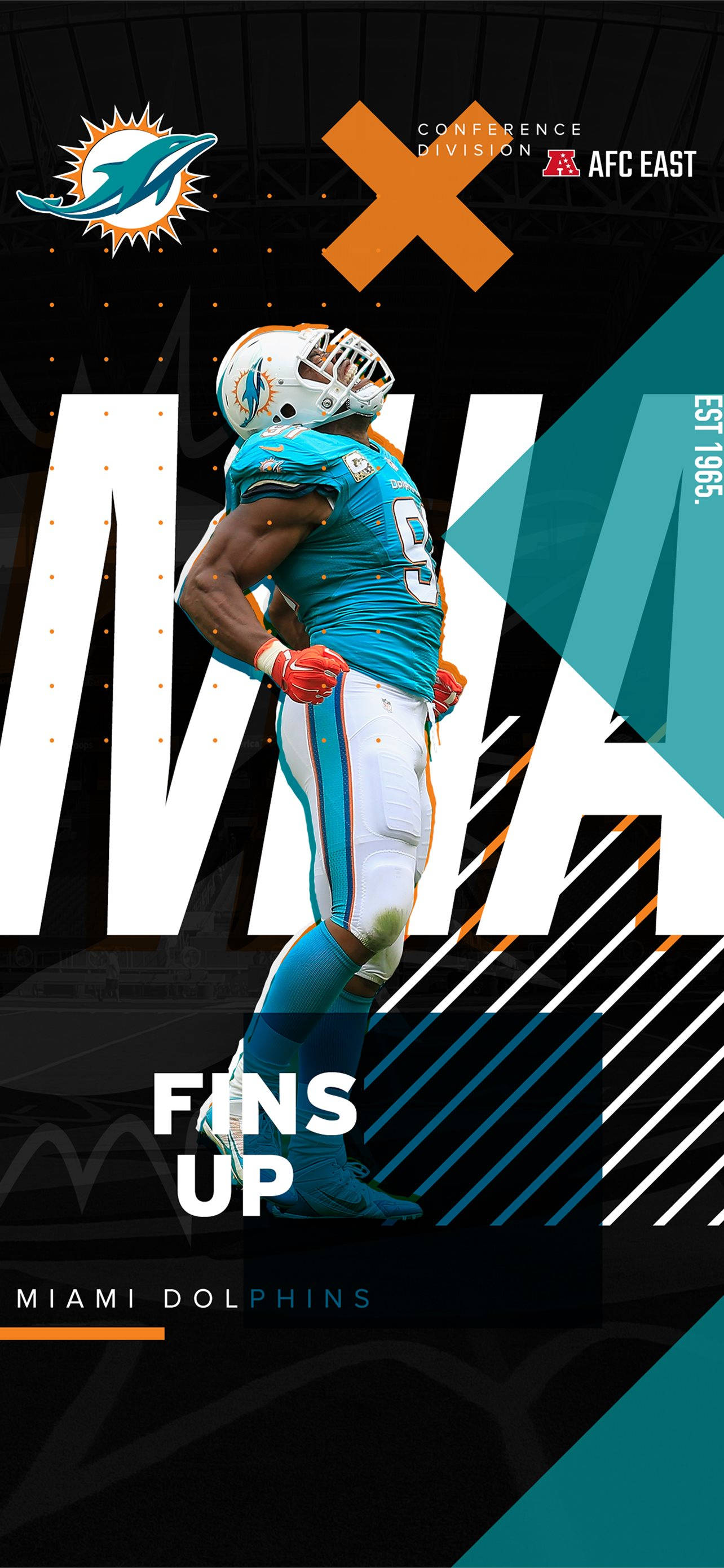 Ngắm nhìn hình nền iPhone Miami Dolphins tuyệt vời này! Hình nền