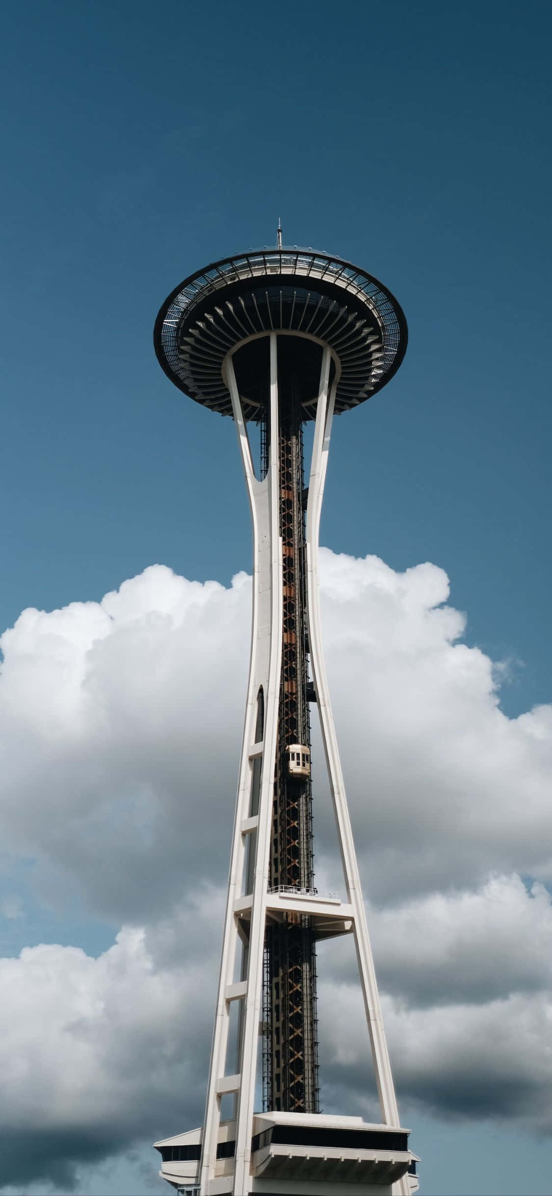 Ngắm nhìn quang cảnh Seattle từ phía sau chiếc iPhone X Hình nền