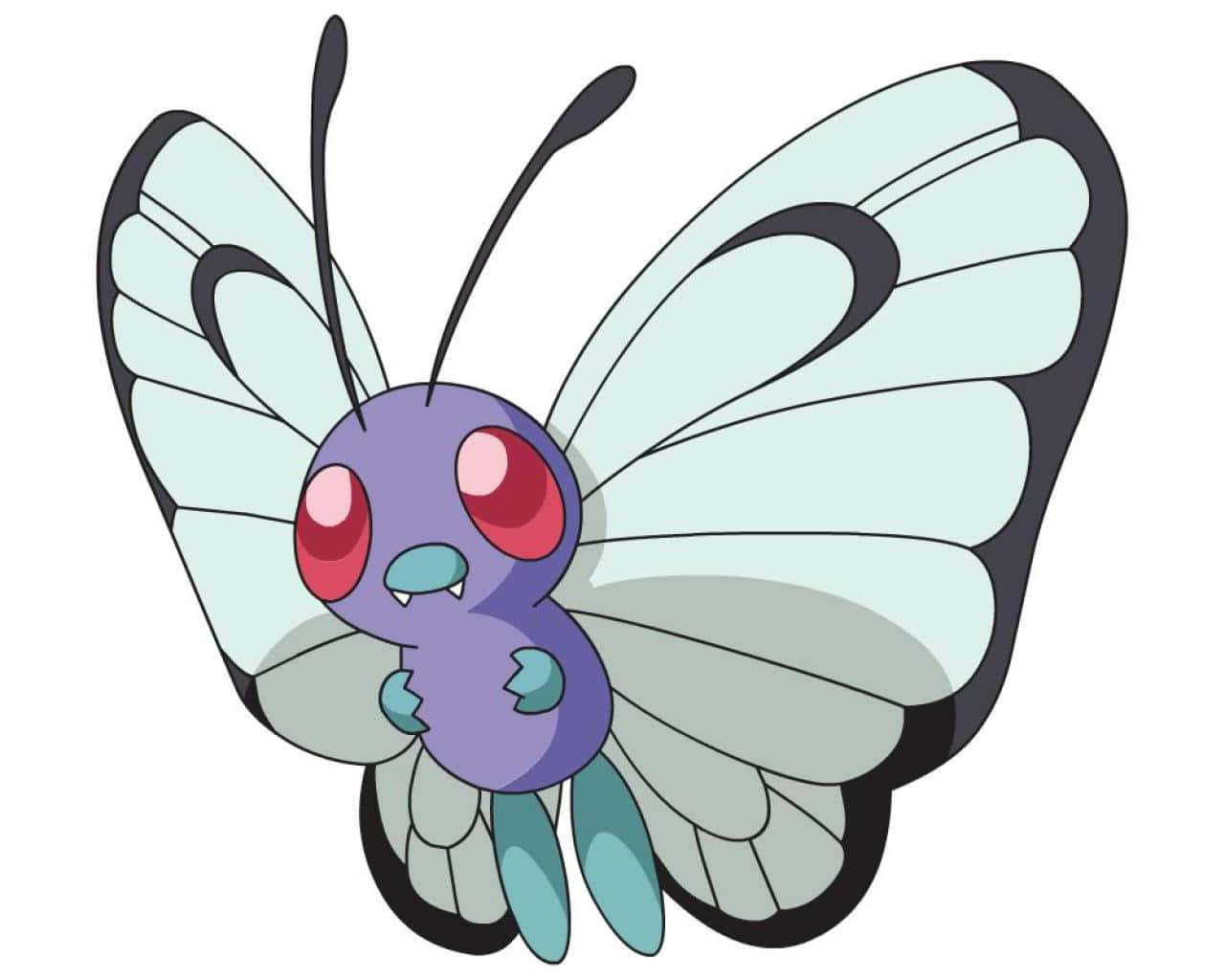 Nghệ thuật Butterfree trắng Hình nền