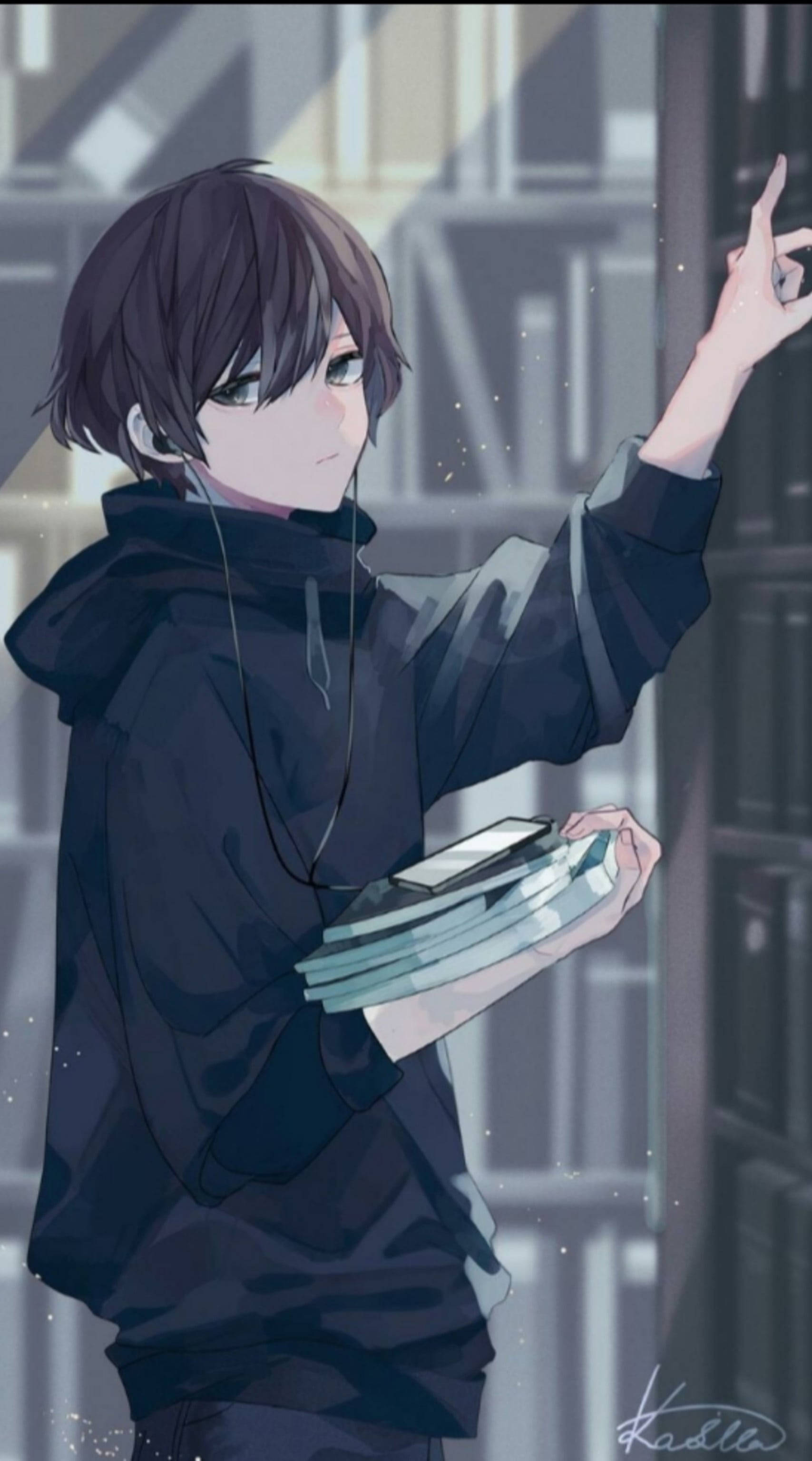 Nghệ thuật cậu bé buồn Izumi Miyamura kỳ lạ với sách Hình nền