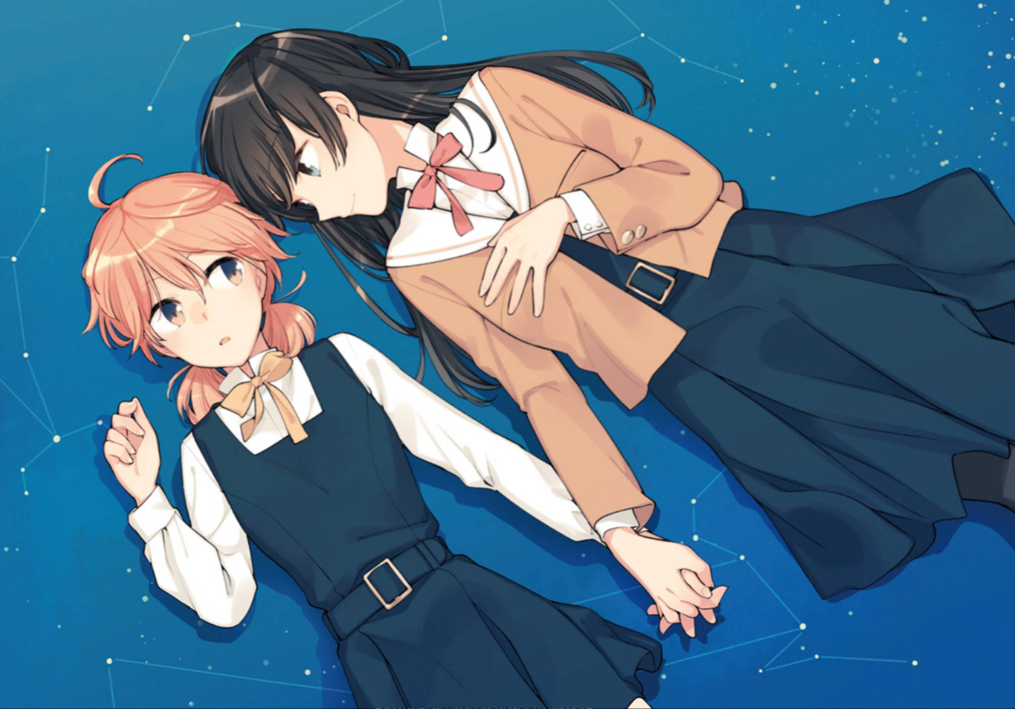 Nghệ thuật chòm sao đồng tính nữ Anime Hình nền