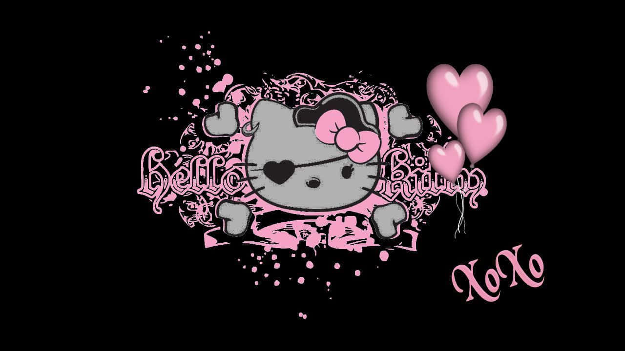 Nghệ thuật Emo Hello Kitty Cướp biển Hình nền