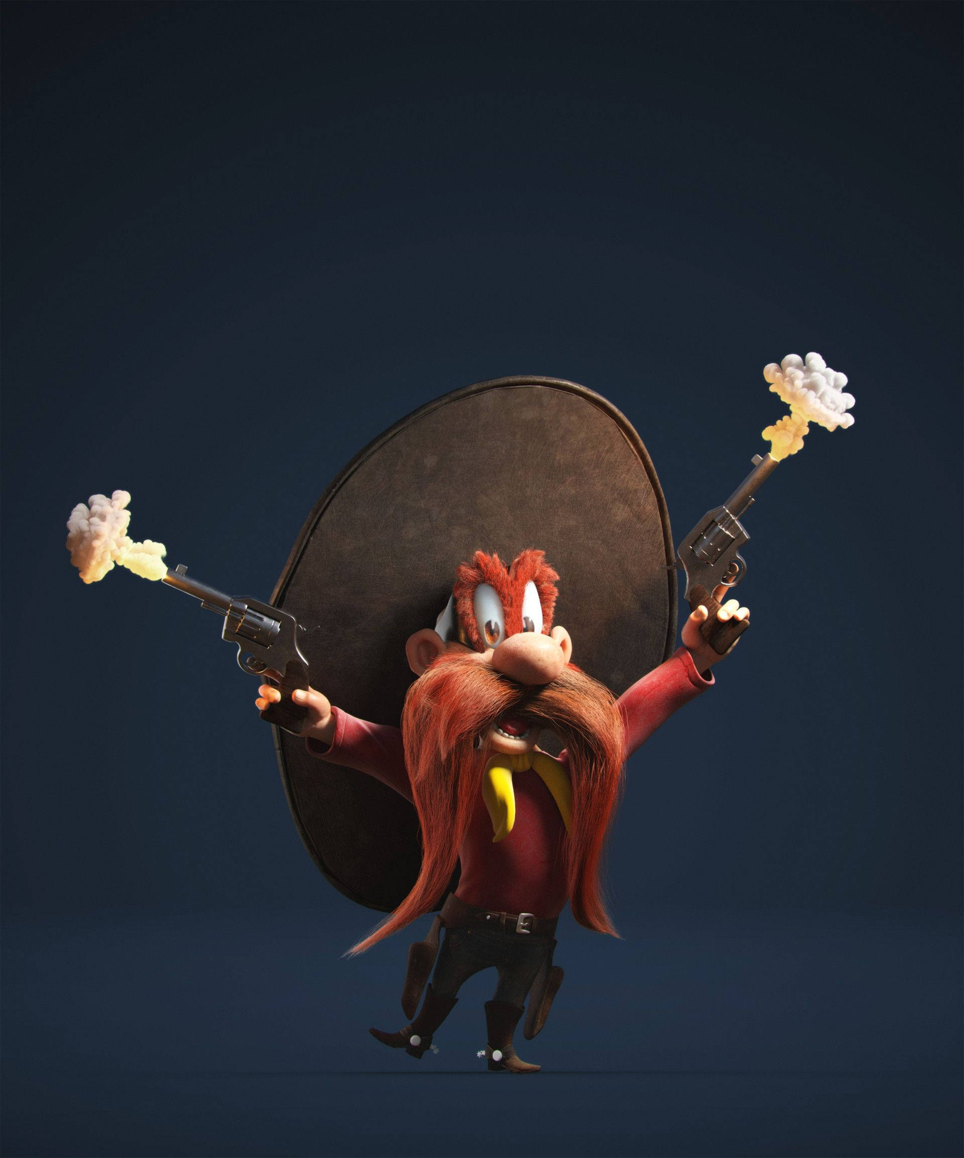 Nghệ thuật Hoạt hình 3D Yosemite Sam Hình nền