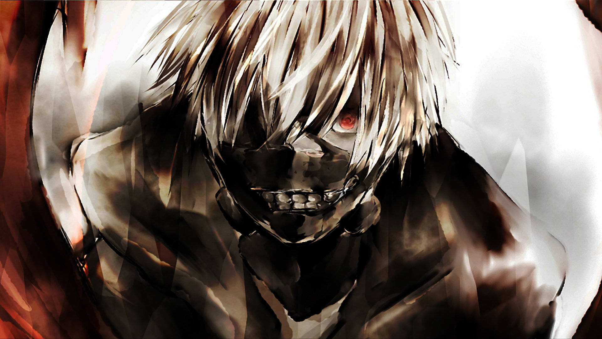 Nghệ thuật Ken Kaneki đáng sợ trong Tokyo Ghoul Hình nền