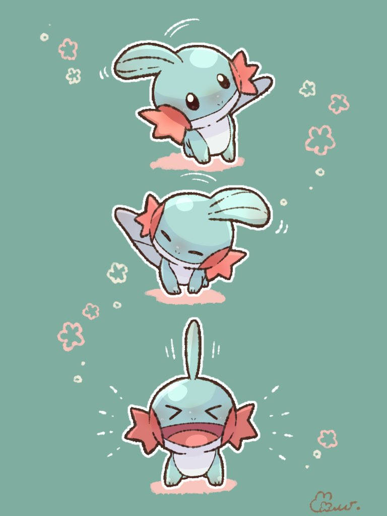 Nghệ thuật Mudkip dễ thương Hình nền