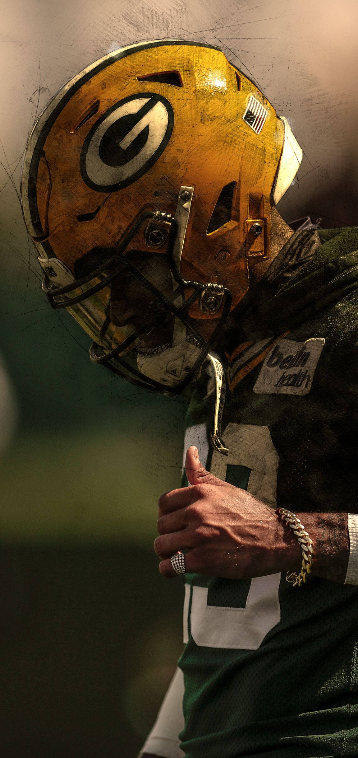 Nghệ Thuật Đồ Họa Jaire Green Bay Packers Hình nền