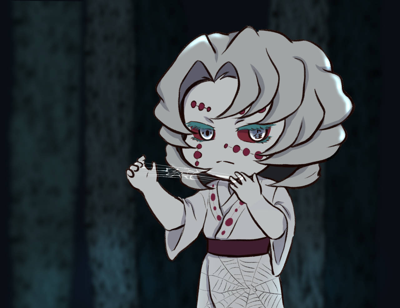 Nghệ thuật Rui trẻ trong Demon Slayer Hình nền