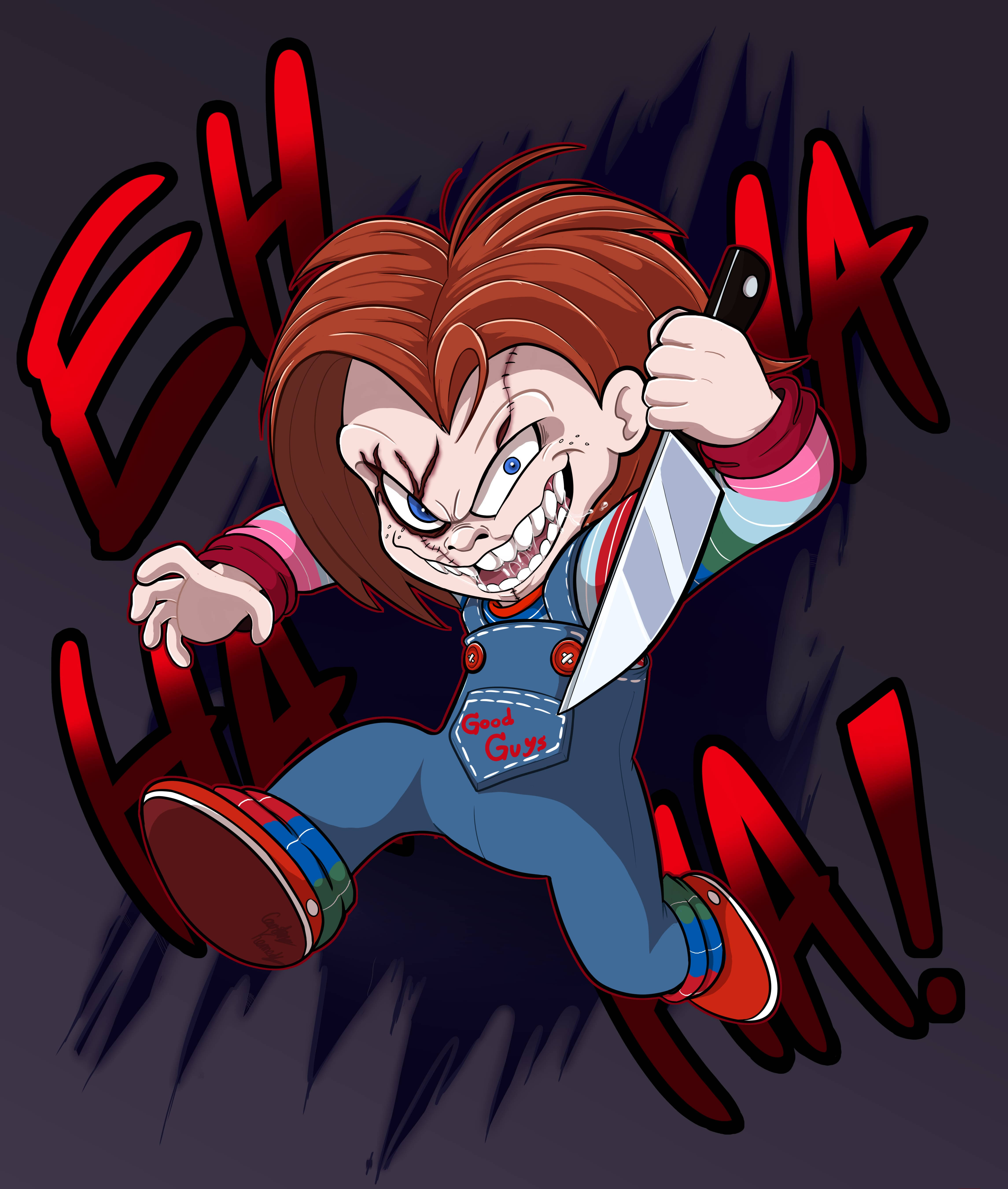 Nghệ Thuật Số Chucky Sát Nhân Hình nền