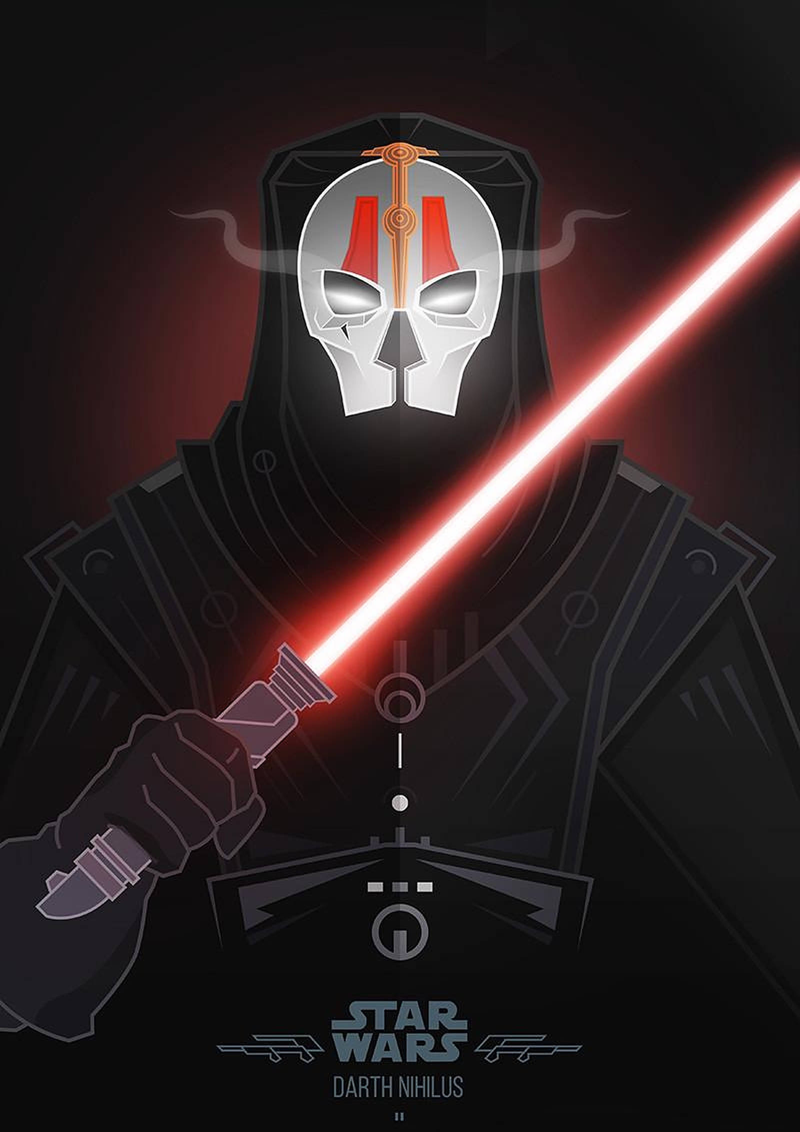 Nghệ Thuật Vector Darth Nihilus Hình nền