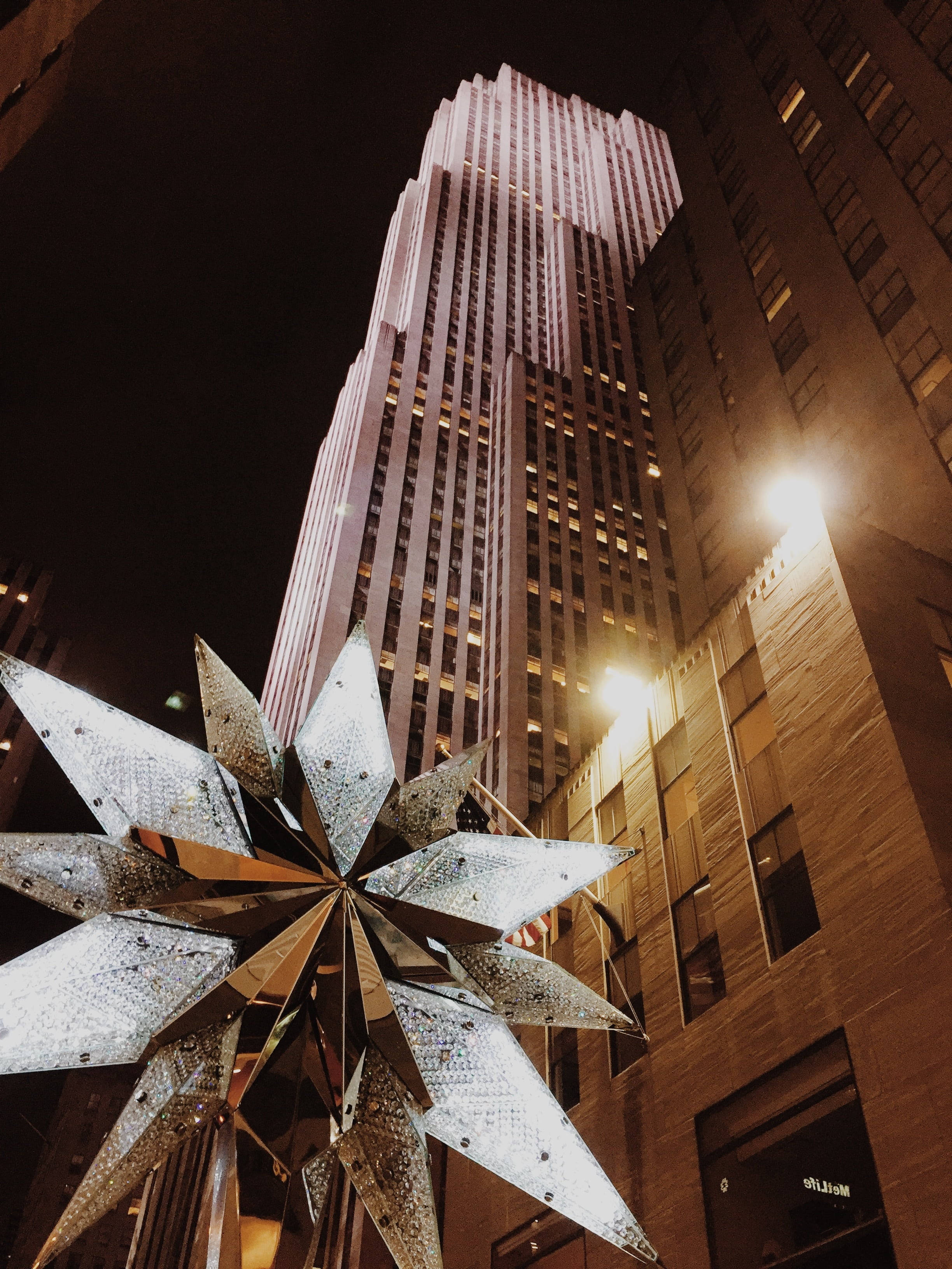 Ngôi sao Rockefeller Center cho điện thoại Hình nền
