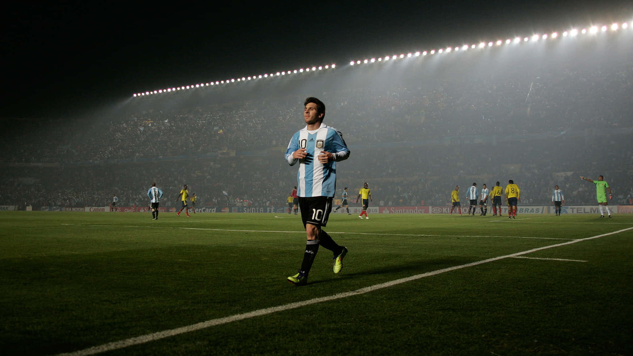 "Ngôi sao trên sân cỏ: Messi" Hình nền