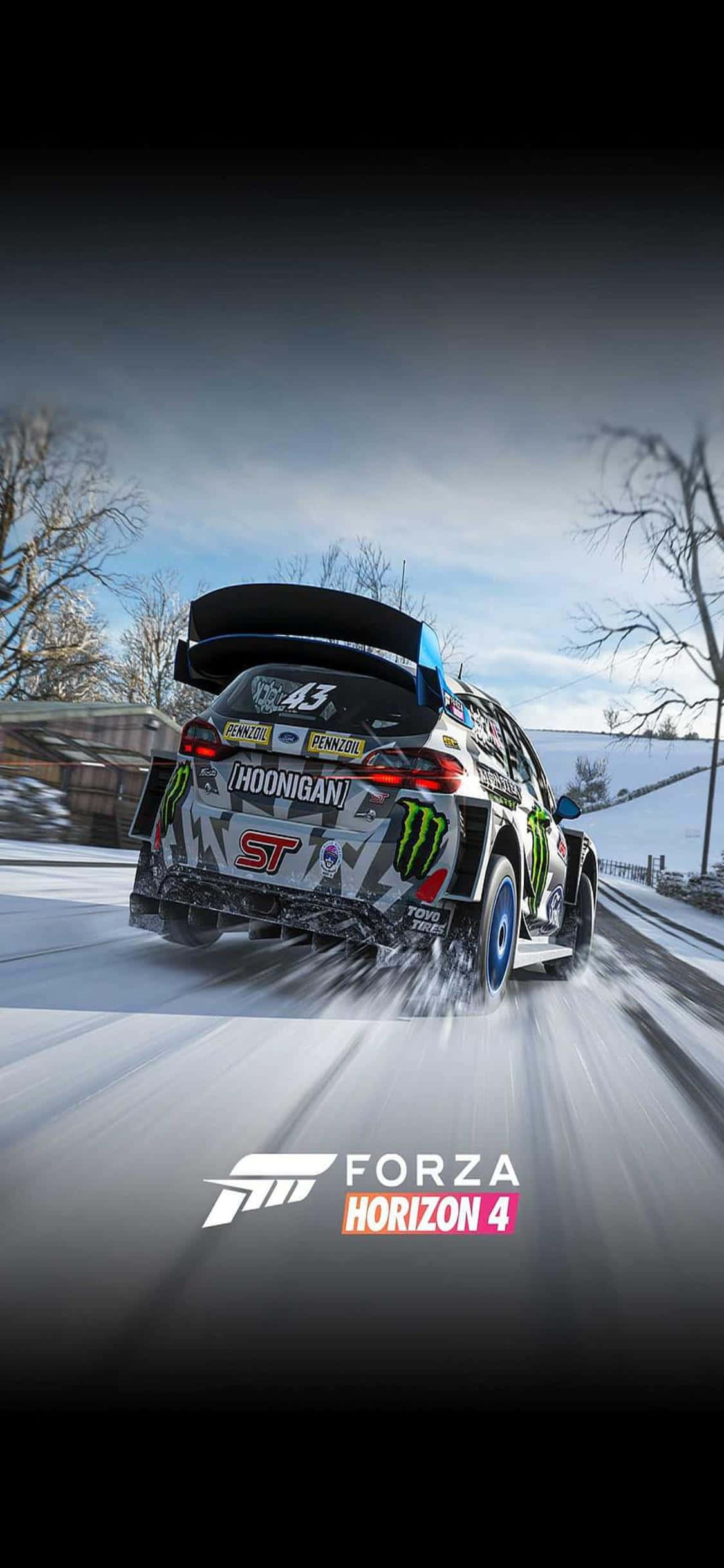 Ngồi vào ghế lái với iPhone Xs và Forza Horizon 4 Hình nền
