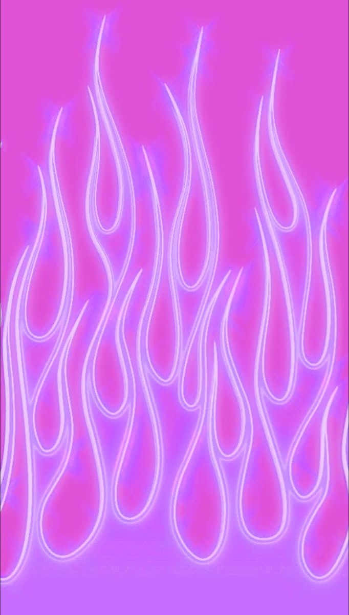 Ngọn lửa hồng neon Hình nền