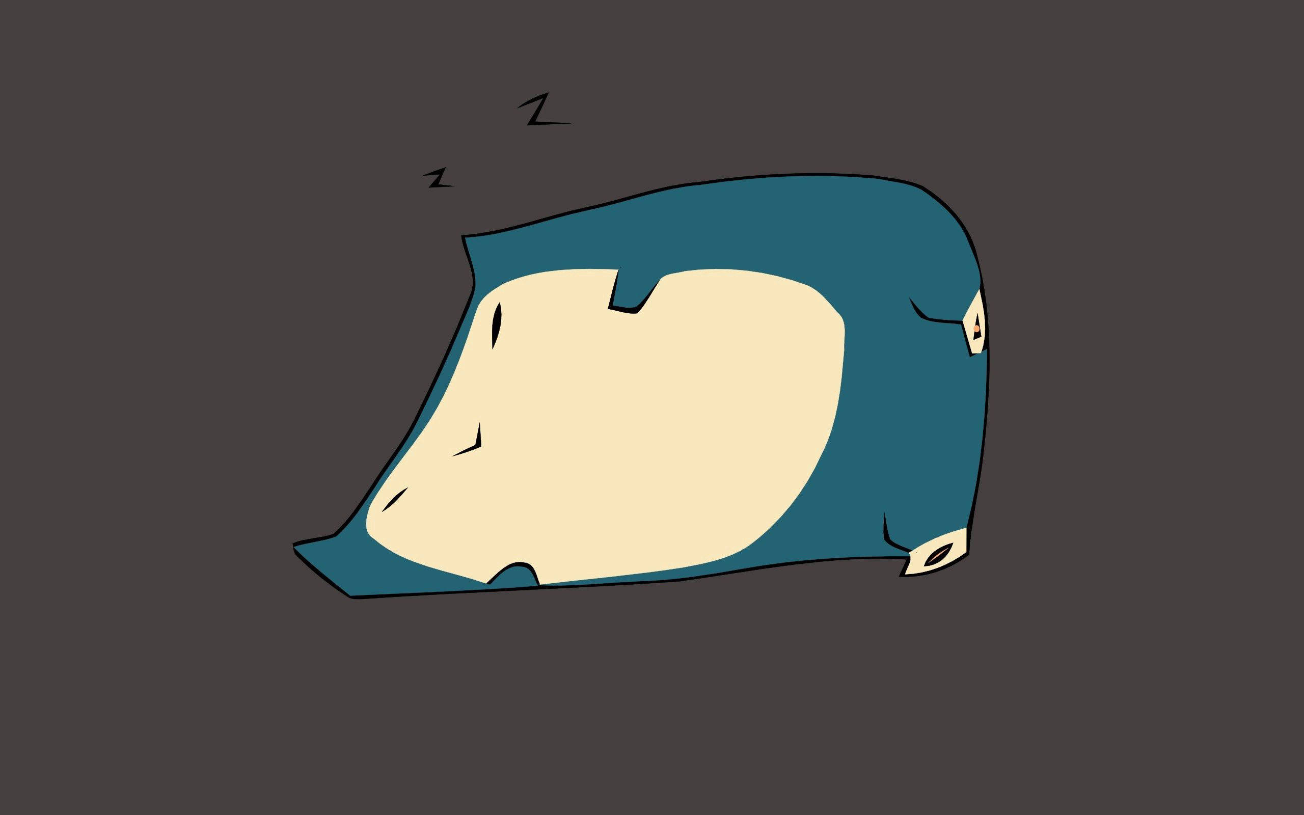 Ngủ trưa cùng Snorlax Hình nền