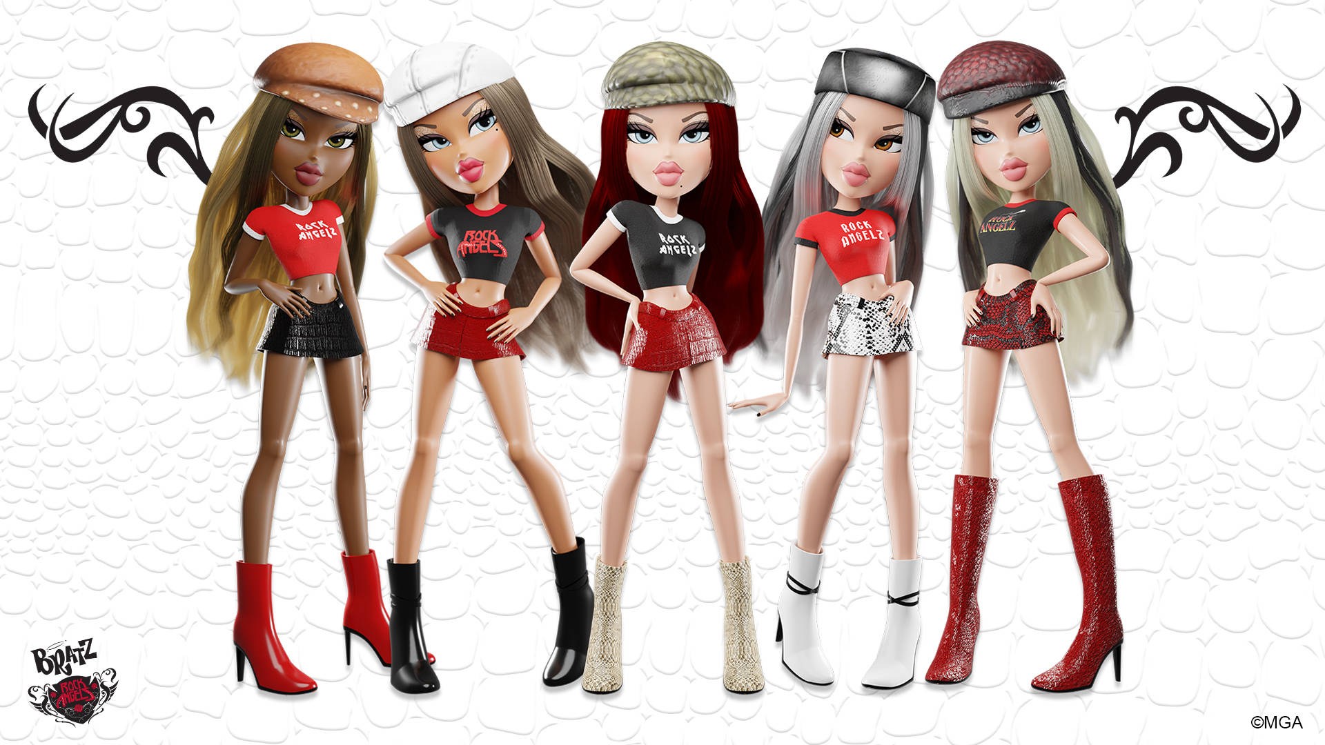 Người mẫu phong cách Bratz đội mũ Hình nền
