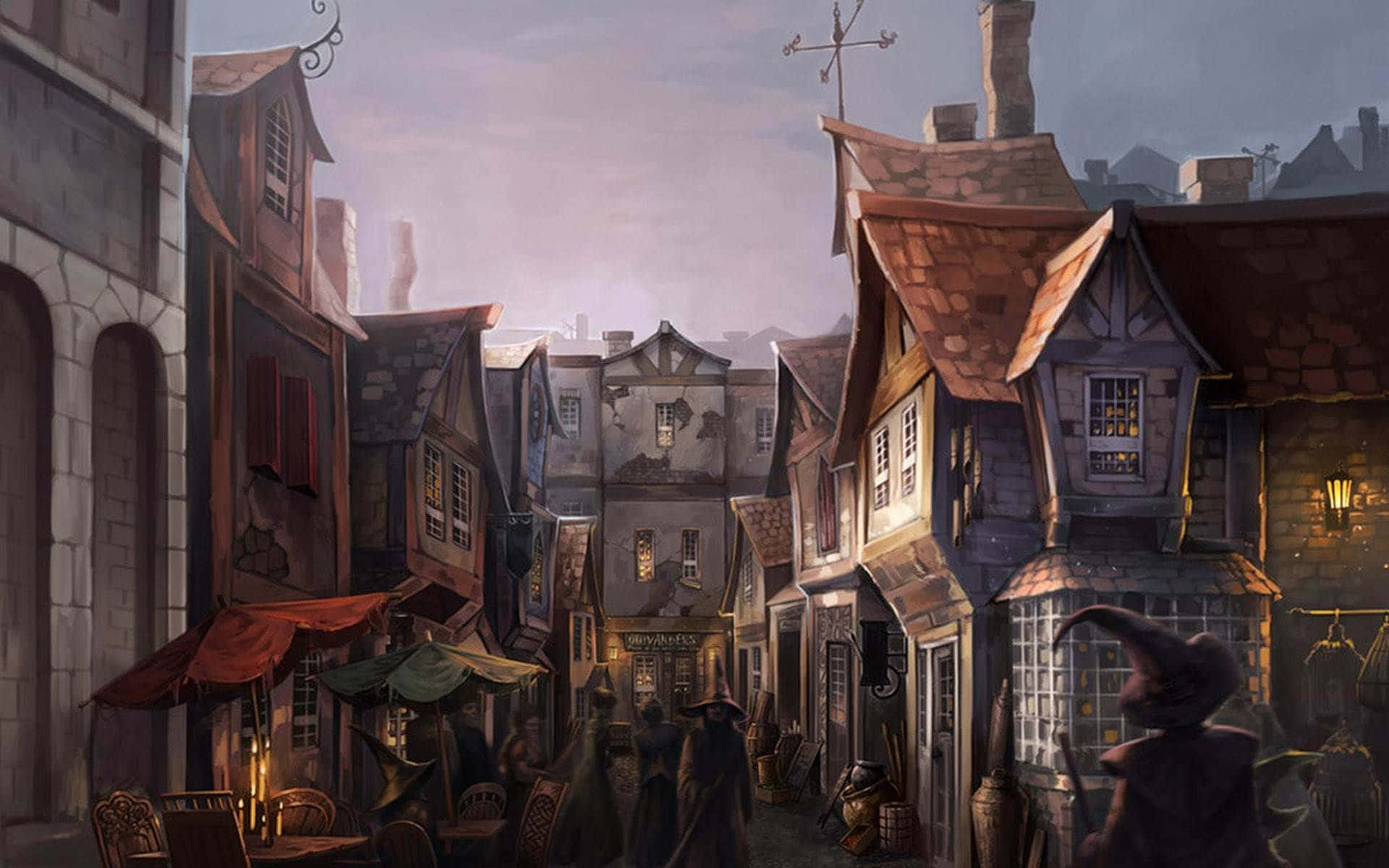 Nhà Halloween Harry Potter Hình nền