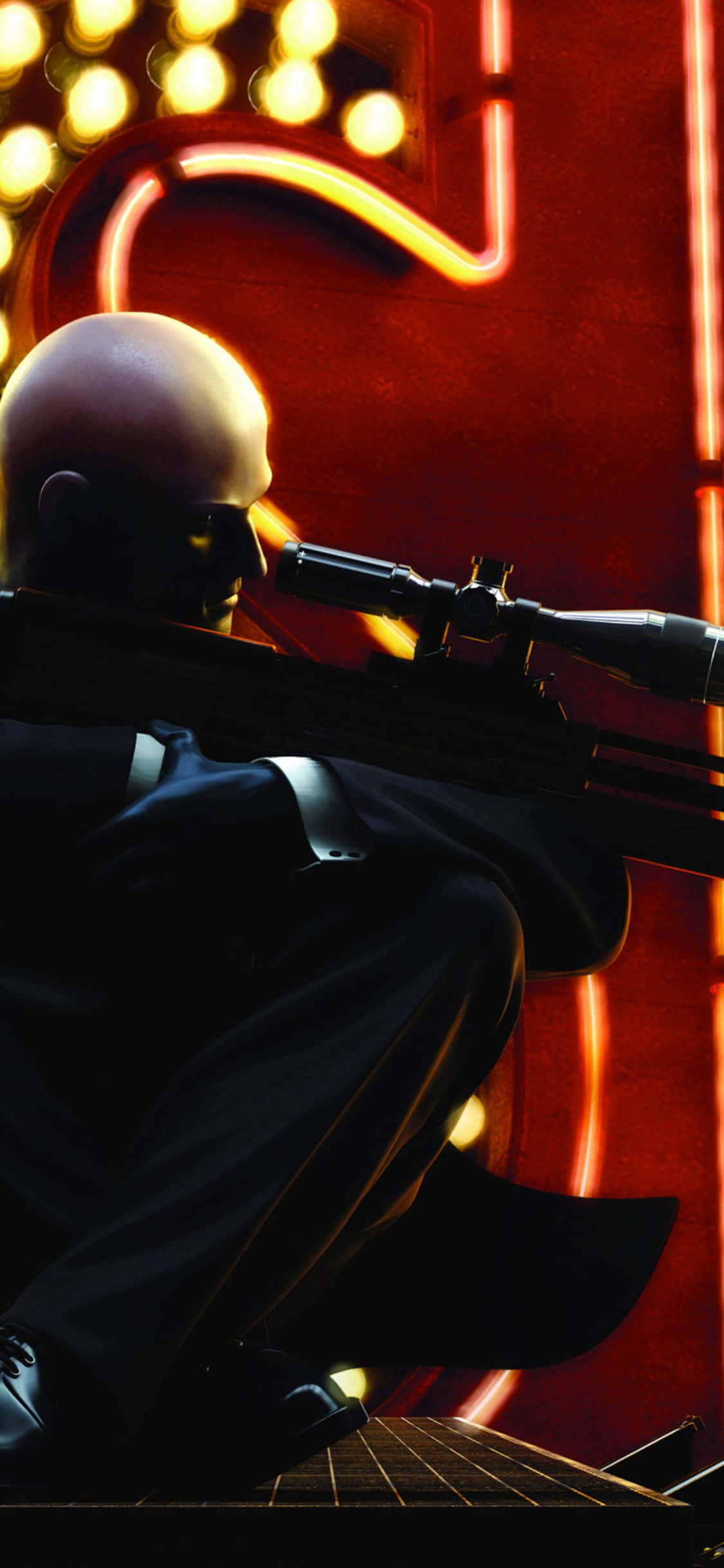 Nhận hợp đồng phong cách với iPhone X và Hitman Absolution. Hình nền
