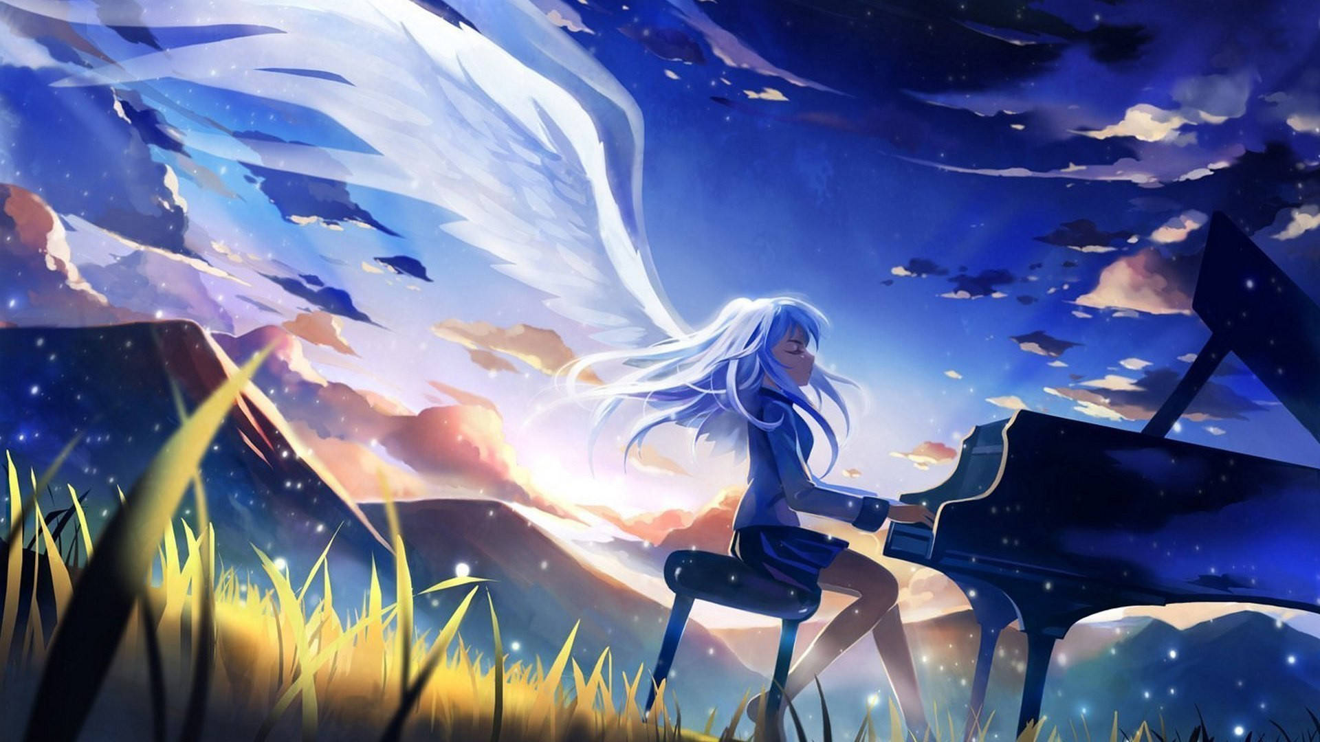 Nhân Vật Anime Angel Beats! Hình nền