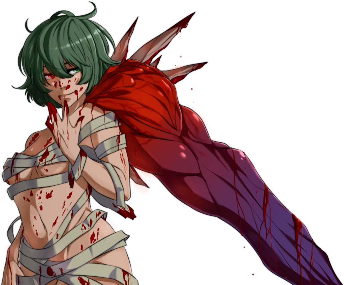 Nhân vật Anime bị thương Hình nền