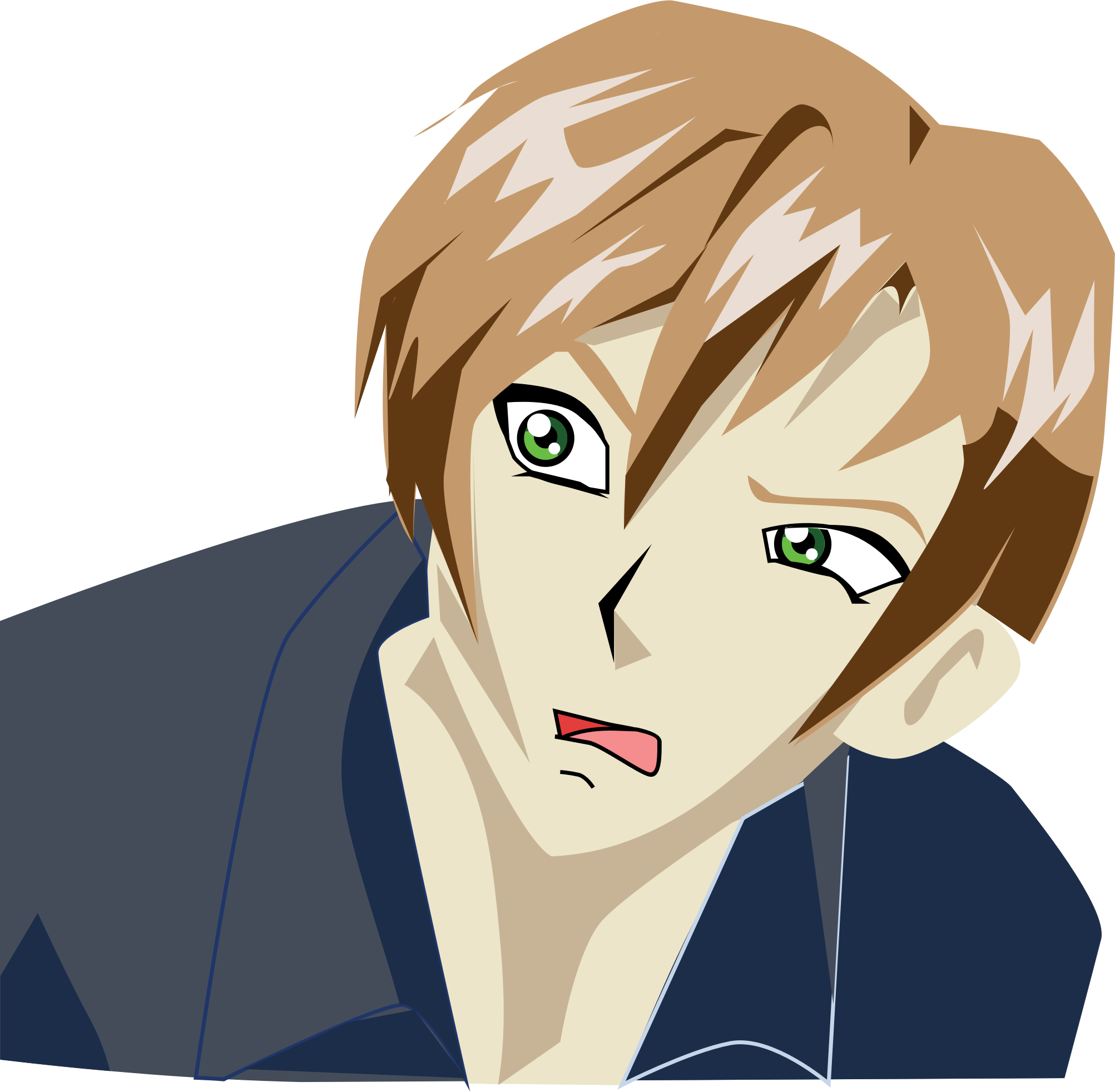 Nhân vật Anime bối rối Hình nền